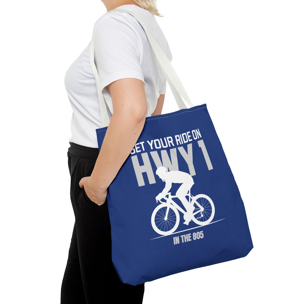 Cycling Tote Bag — "Get Your Ride On HWY 1 in the 805"