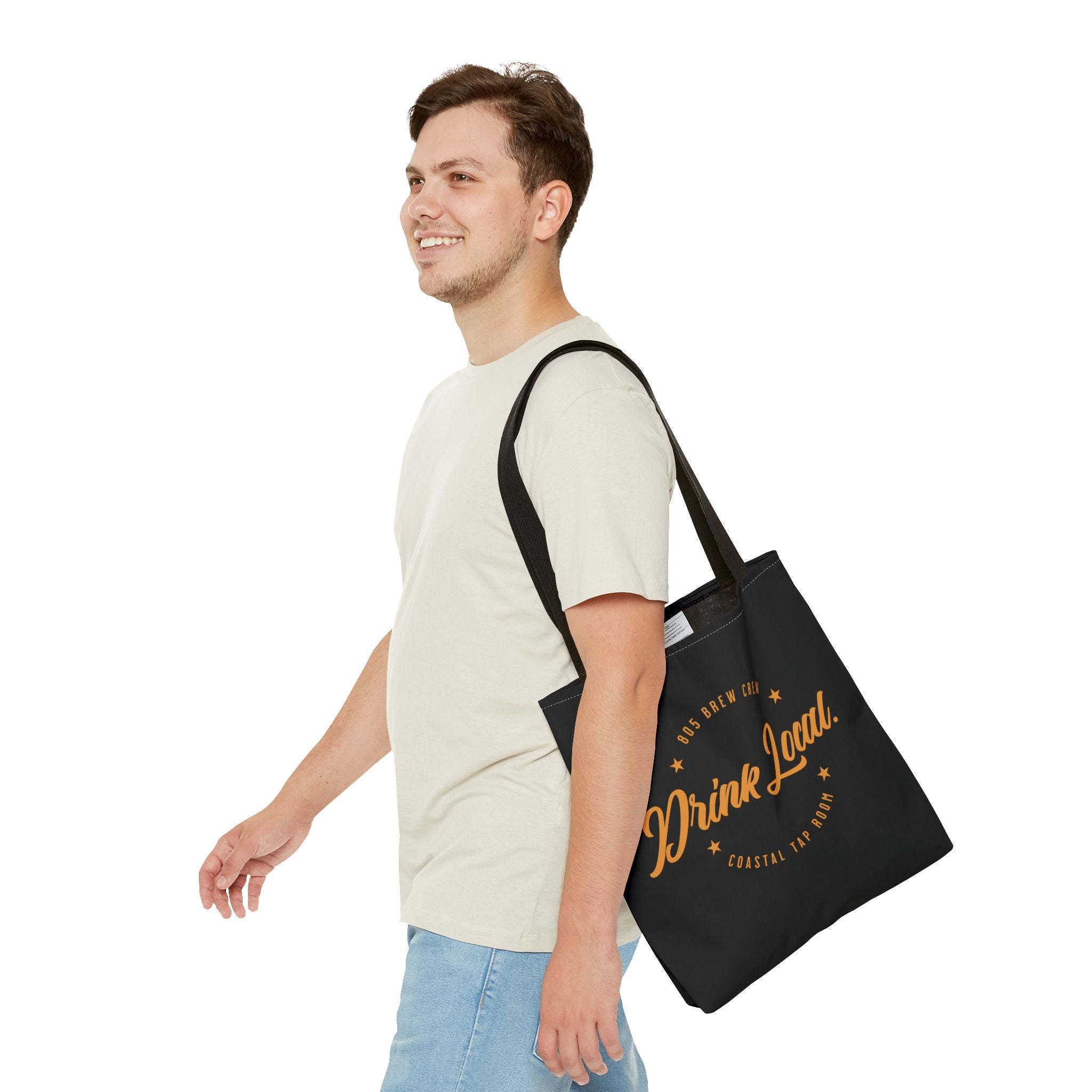 Drink Local Tote Bag — Craft Beer Brewery Canvas Tote