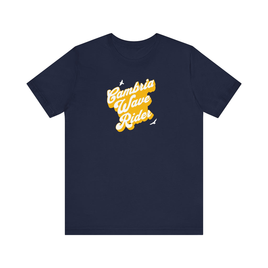 T-Shirt - Cambria Wave Rider Unisex Jersey Short Sleeve Tee