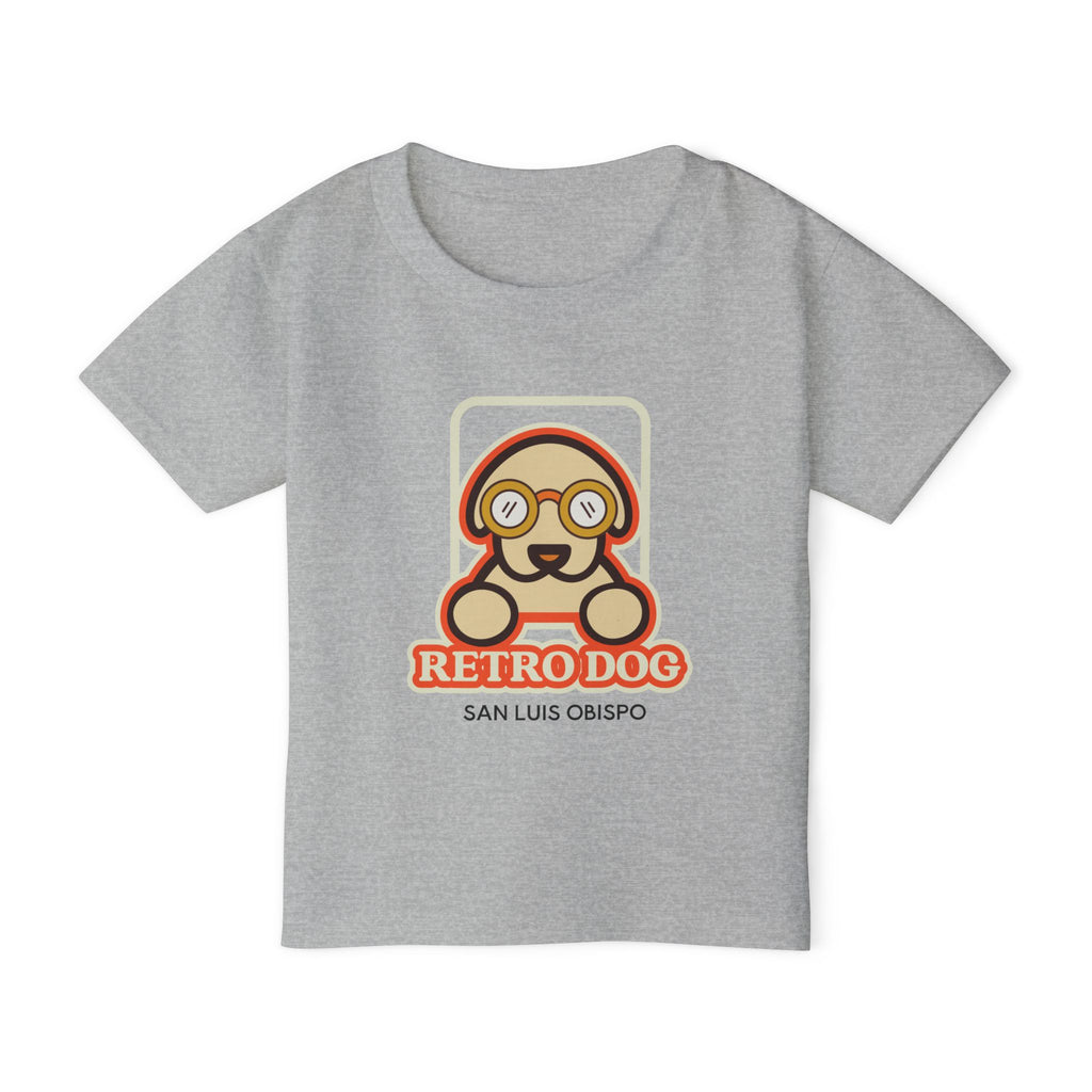 Toddler T-shirt, Retro dog San Luis Obispo, Kid's Tee, Dog Lover, Cute Children's Shirt, Animal Print Top