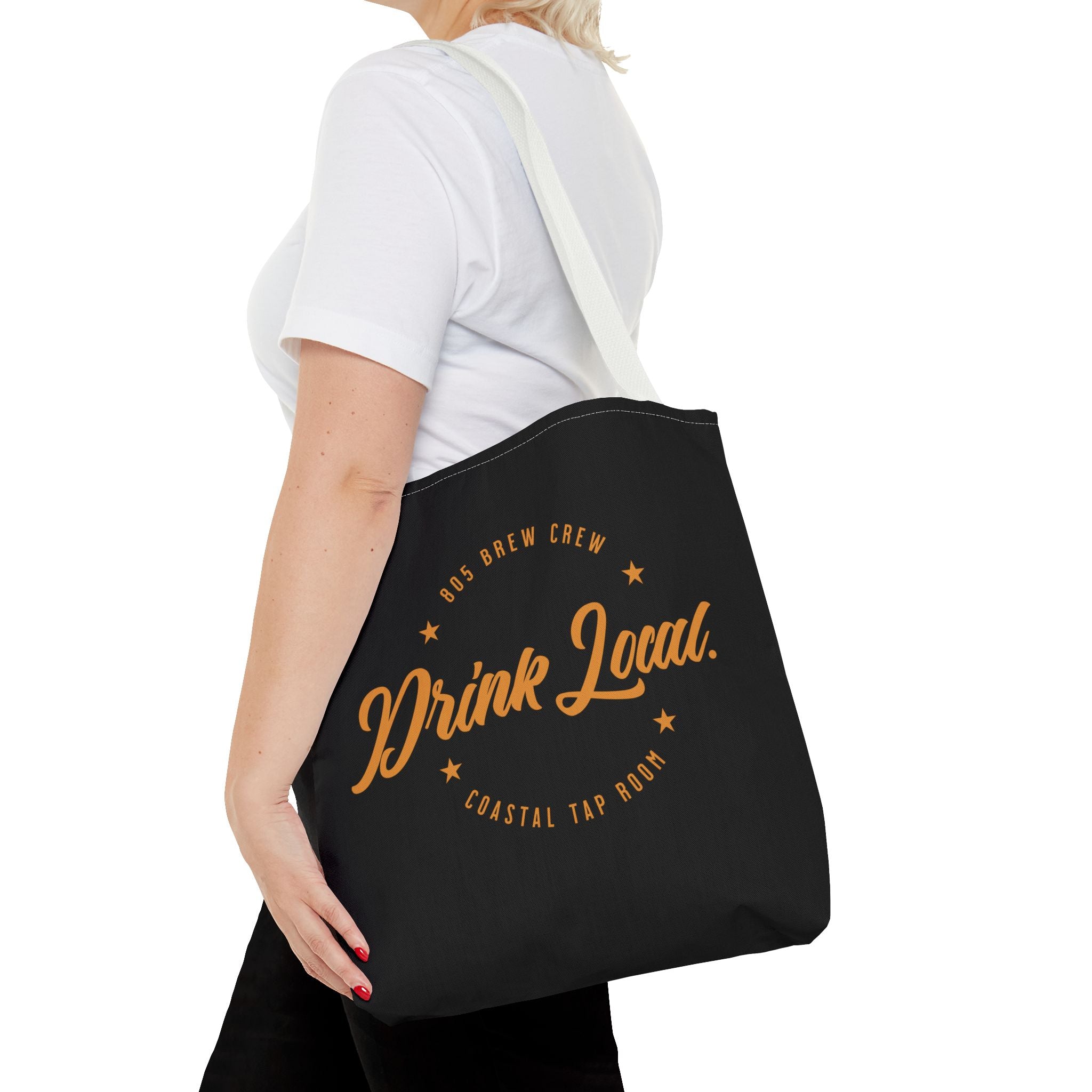 Drink Local Tote Bag — Craft Beer Brewery Canvas Tote
