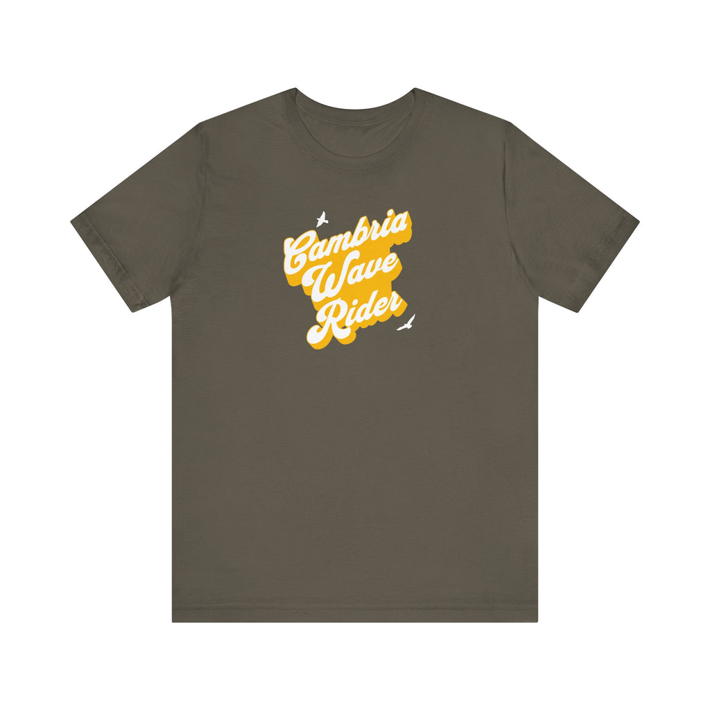 T-Shirt - Cambria Wave Rider Unisex Jersey Short Sleeve Tee