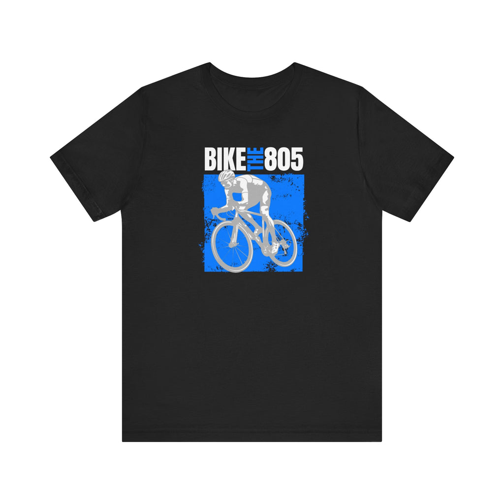 Bike the 805 Cyclist Tee — 805 Biker T‑Shirt for Ventura, Santa Barbara, SLO County Riders
