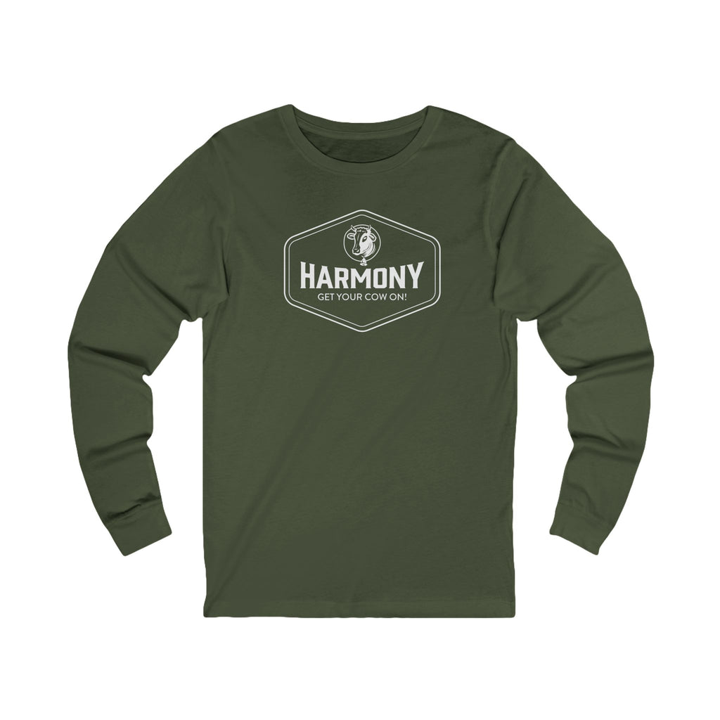 Harmony Unisex Long Sleeve Tee Get your Cow On!