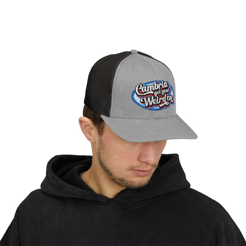 Snapback Trucker Cap - Cambria Get Your Weird On Hat