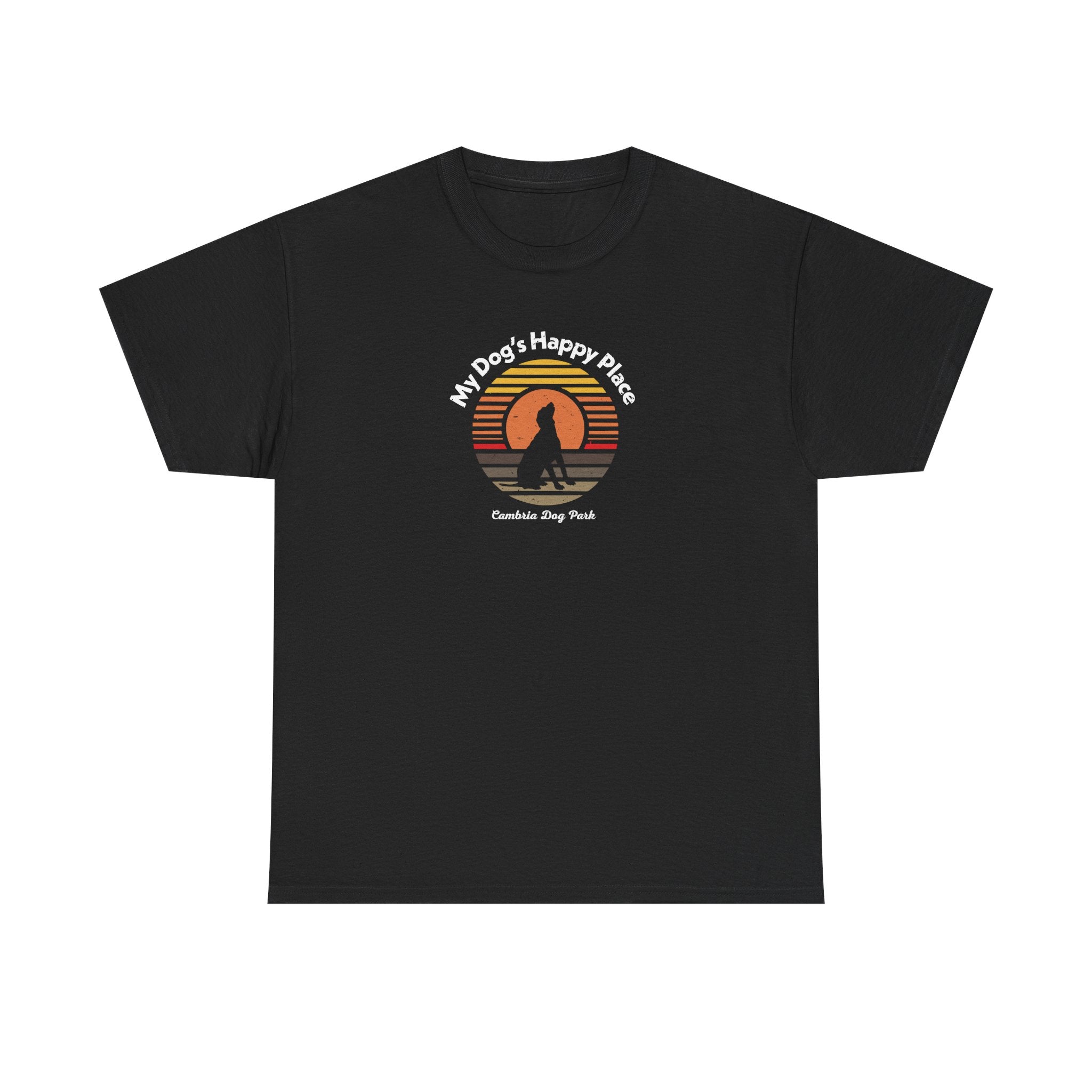 My Dog's Happy Place Tee — Cambria Dog Lover T-Shirt