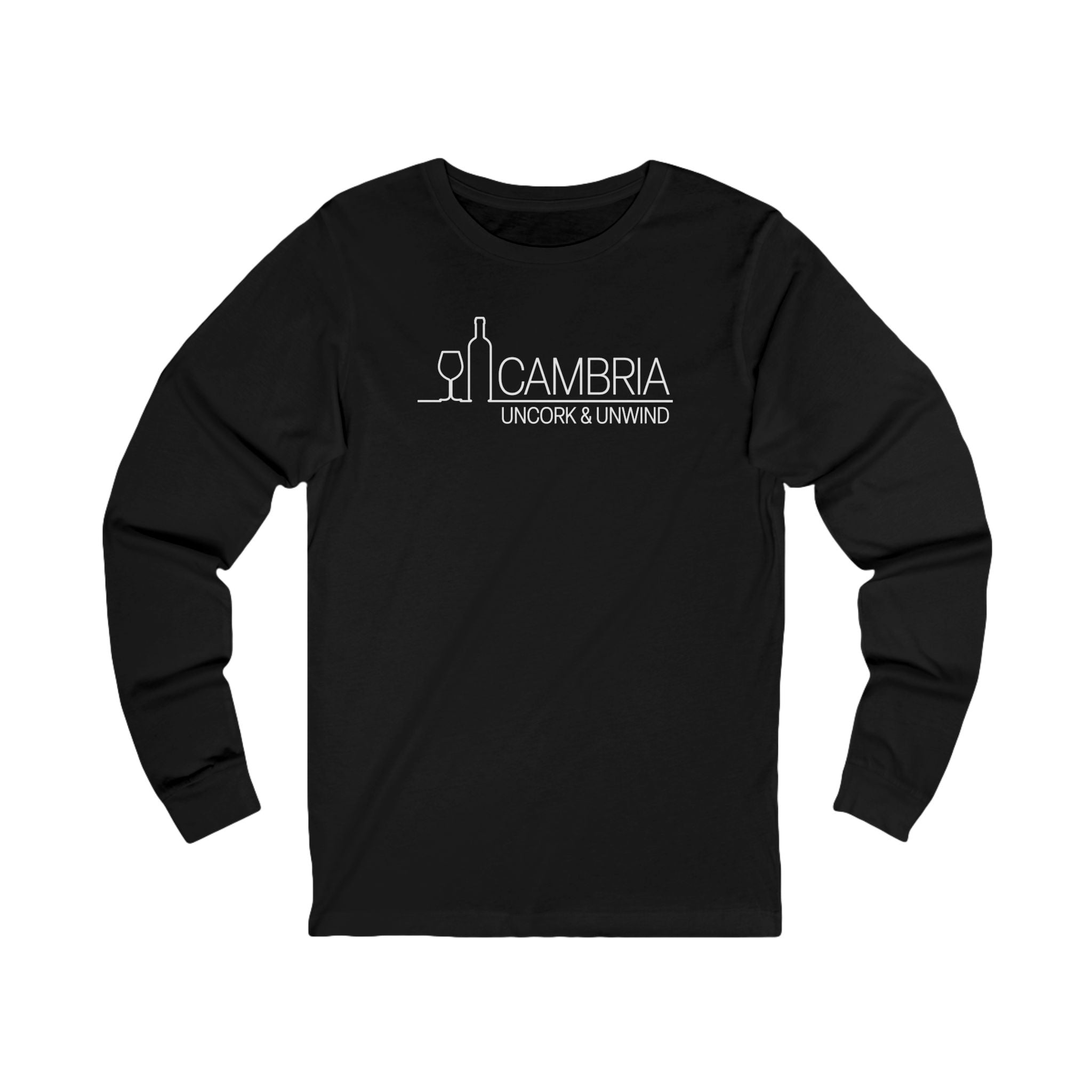 Copy of Long Sleeve Tee - "Uncork & Unwind" Wine Lover Gift, Casual Tee for Wine Enthusiasts, Perfect for Parties, Birthdays, Celebrations,