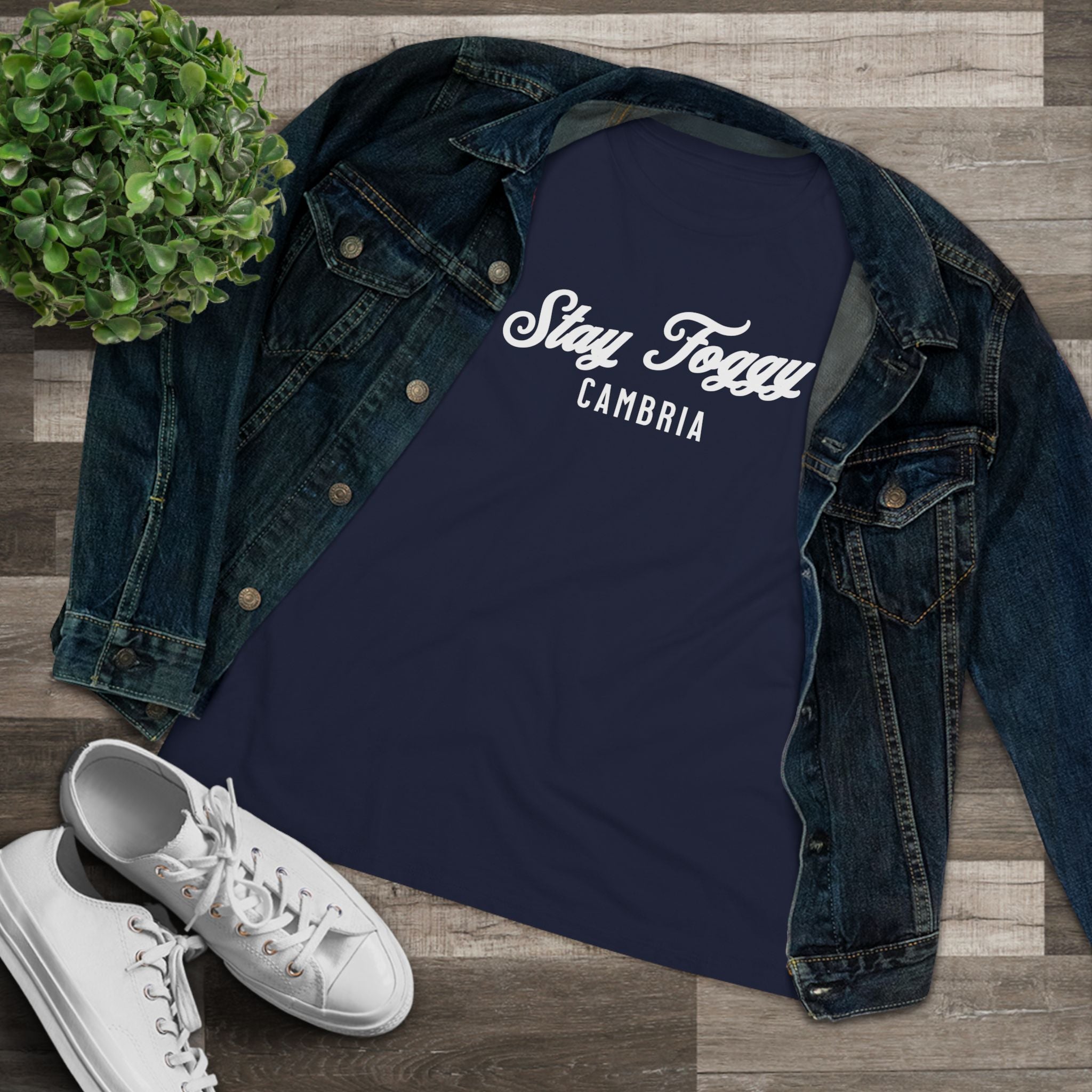 Stay Foggy Cambria Women's Cotton Tee