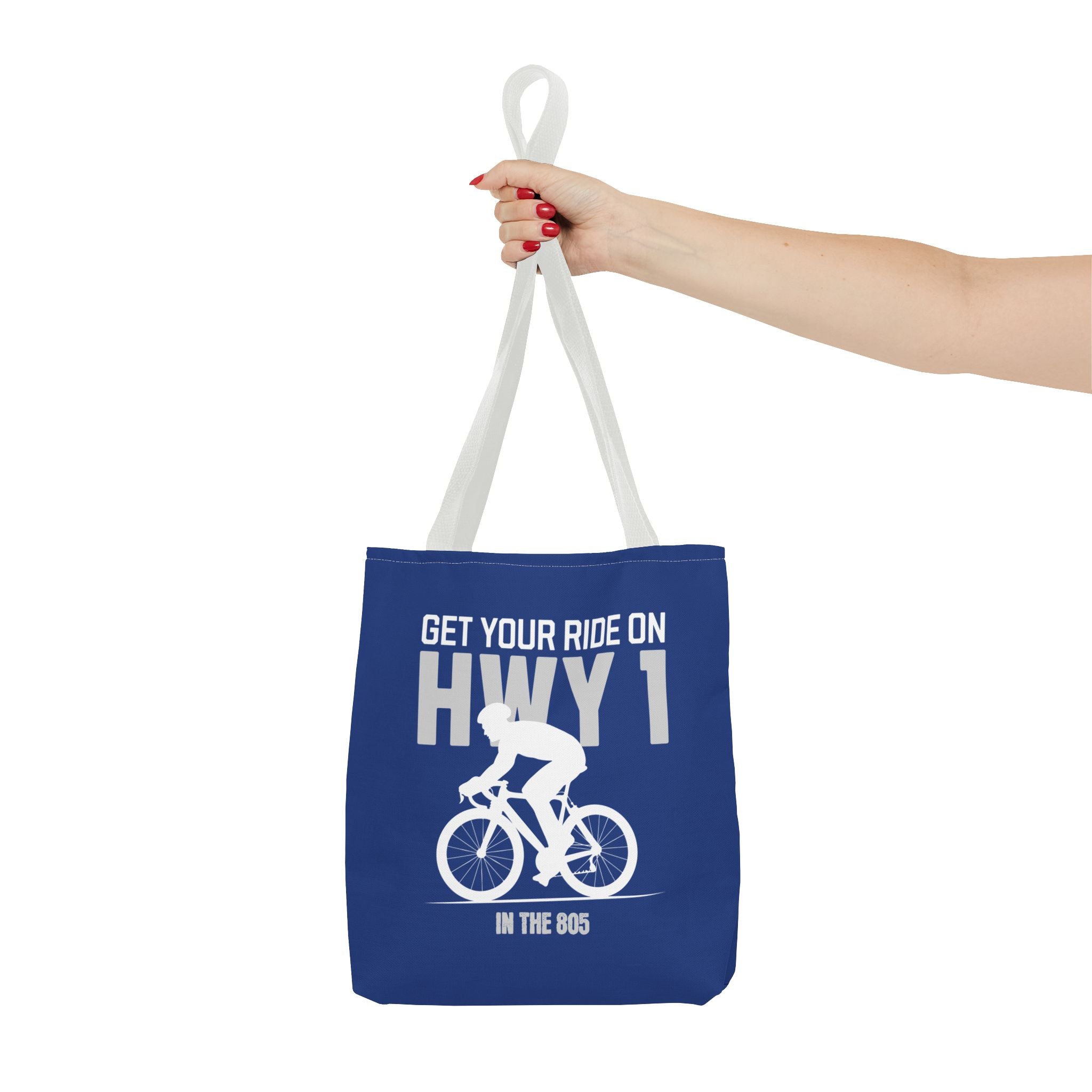 Cycling Tote Bag — "Get Your Ride On HWY 1 in the 805"