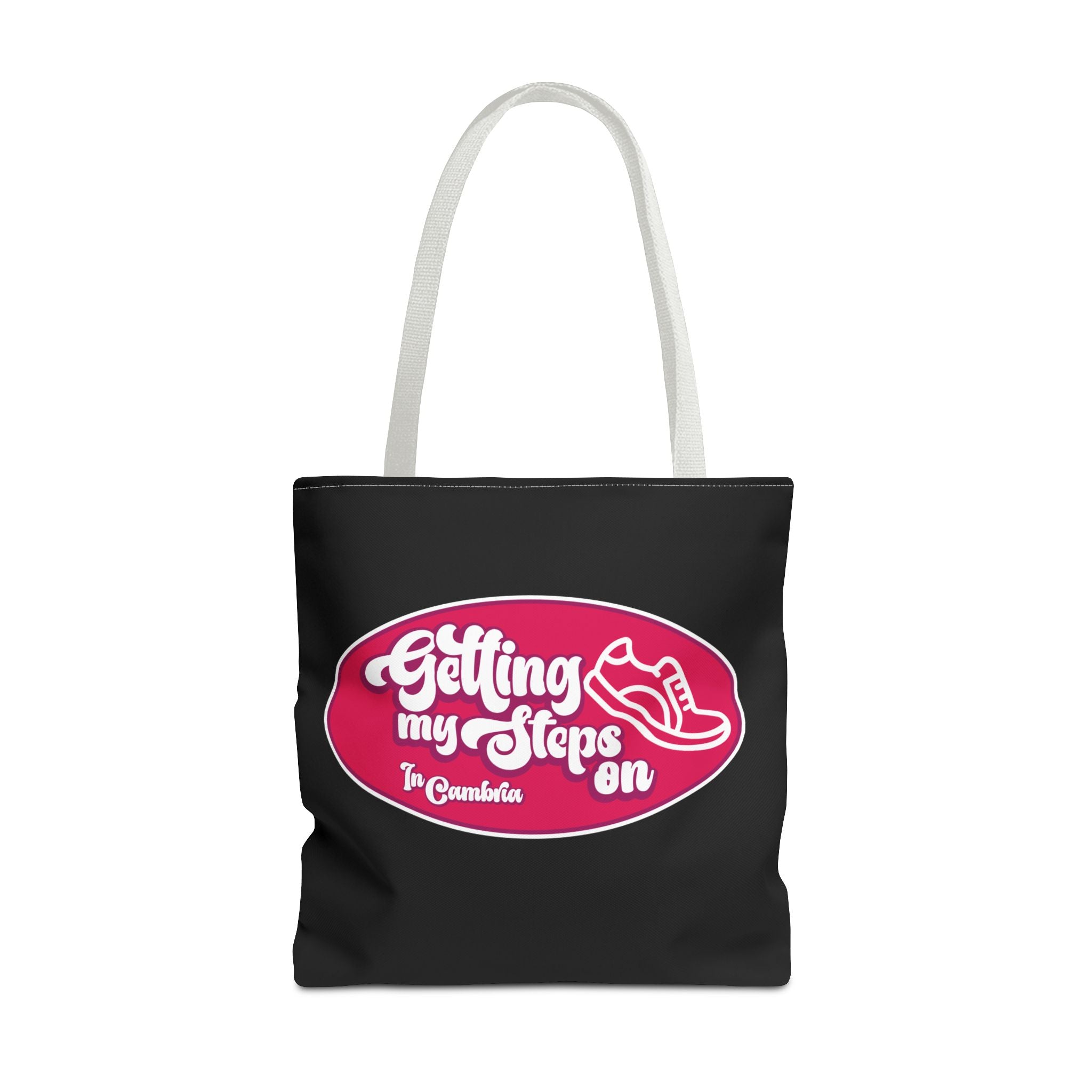 Getting My Steps On Tote Bag, Perfect Gym Bag, Fitness Tote, Walking Enthusiast Gift, Motivational Carryall