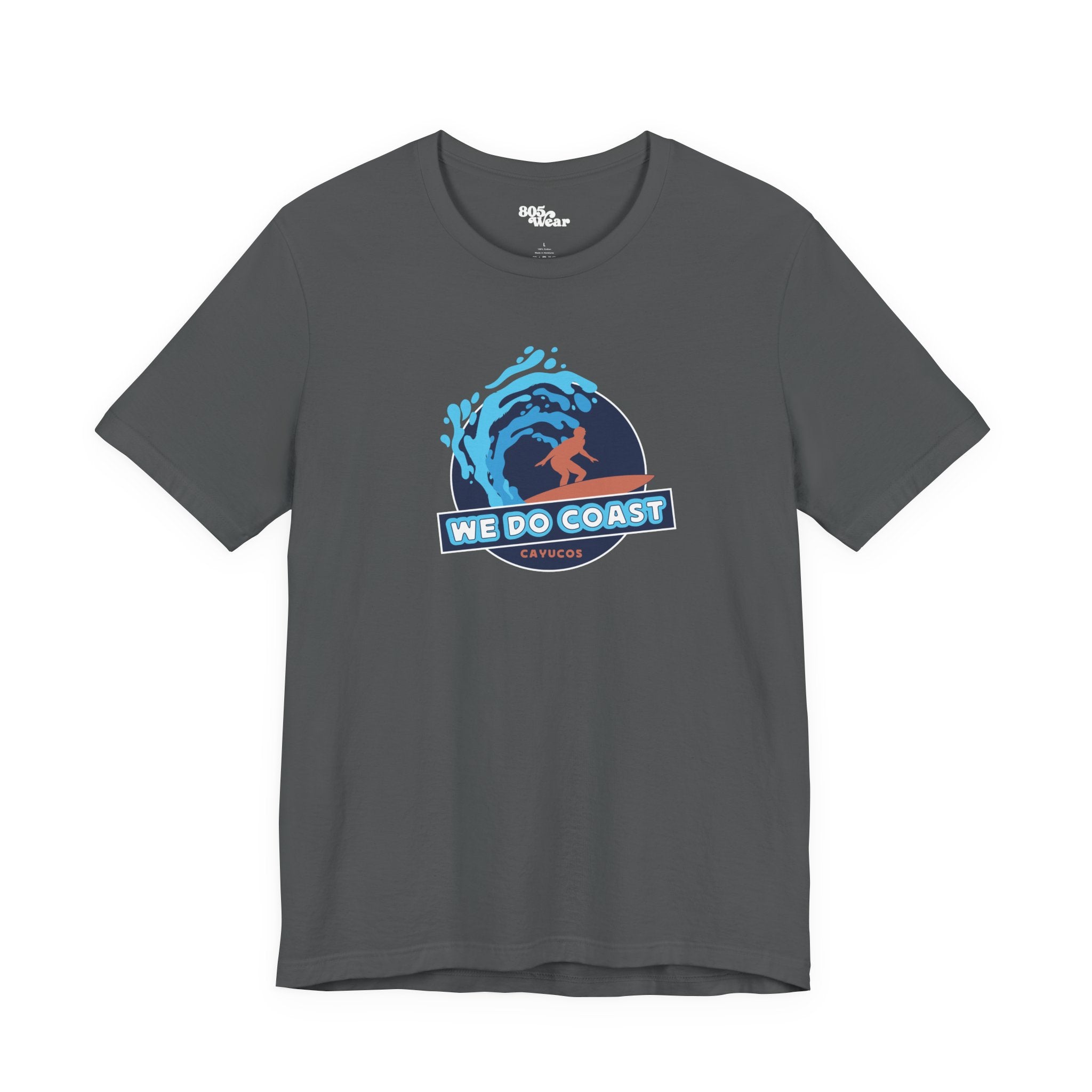 Cayucos Surf Culture California Fun Tee Shirt - Beach Lover Gift, Unisex Graphic T-Shirt, Coastal Vibes Top, Summer Souvenir Apparel