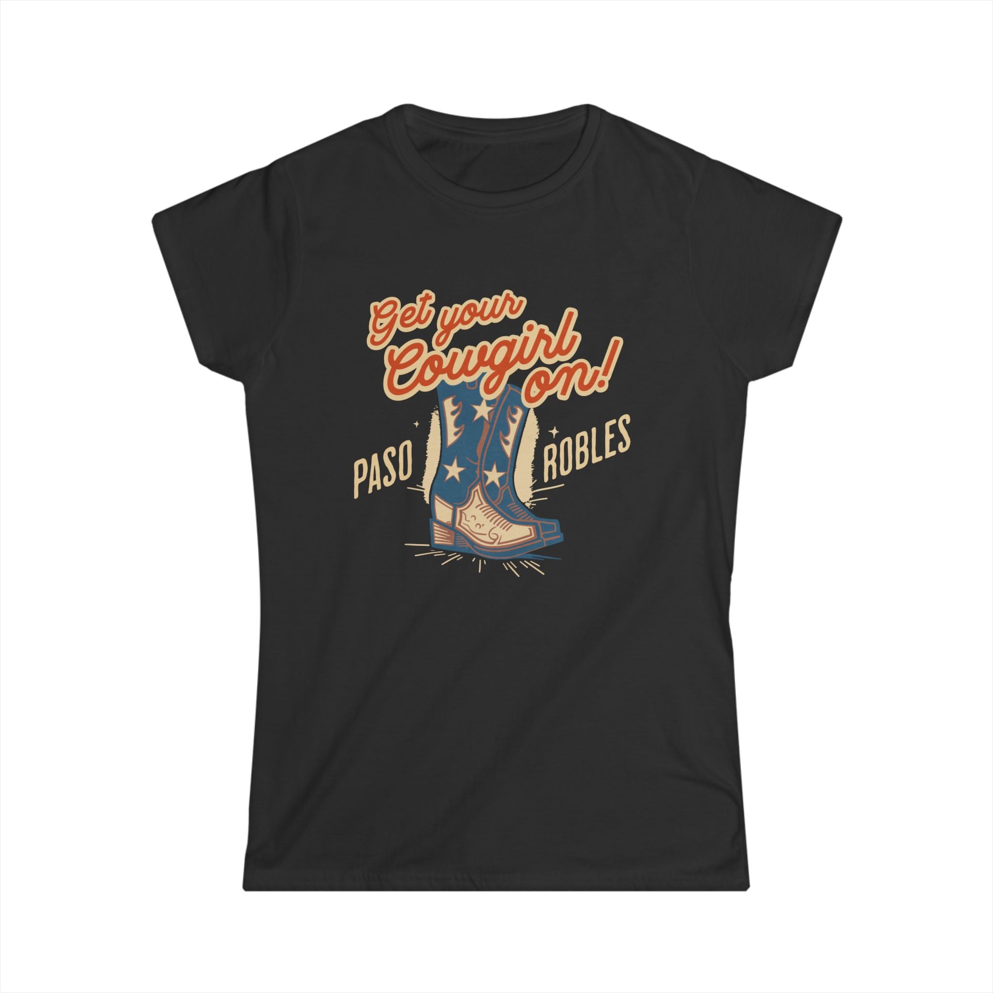 Paso Robles Softstyle Tee - Get Your Cowgirl On