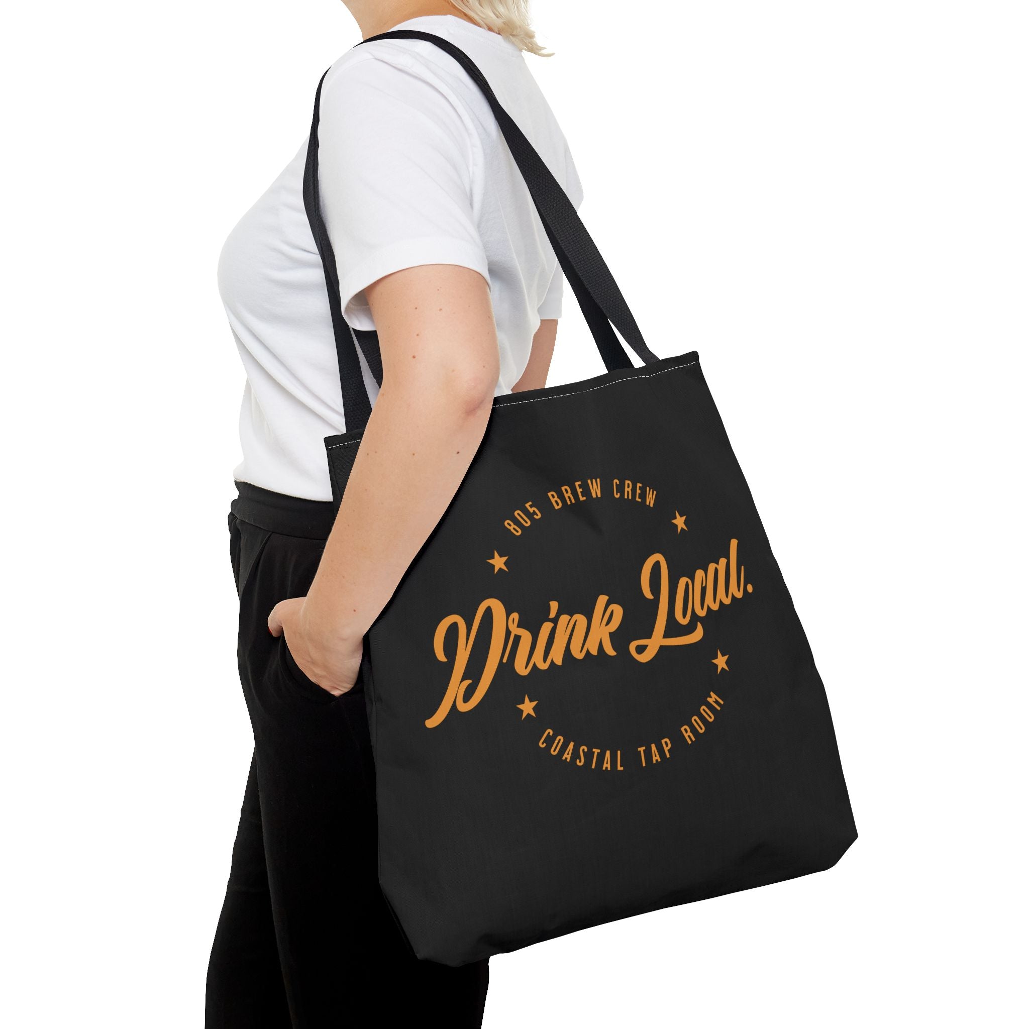 Drink Local Tote Bag — Craft Beer Brewery Canvas Tote