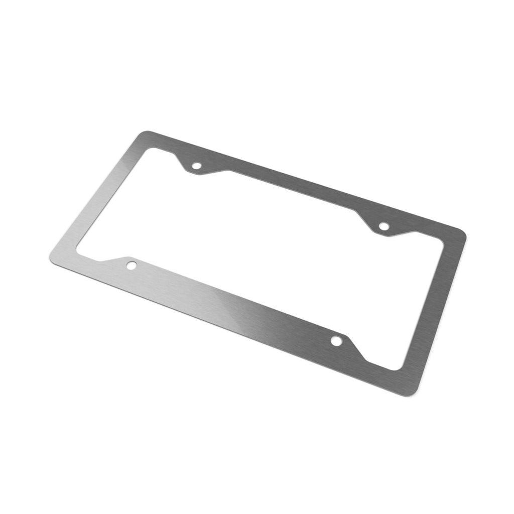 Metal License Plate Frame — "LIVING THE 805" Stainless Steel Car Tag Frame