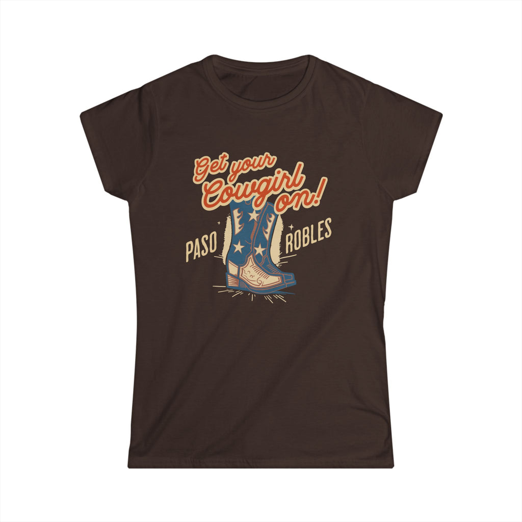 Paso Robles Softstyle Tee - Get Your Cowgirl On