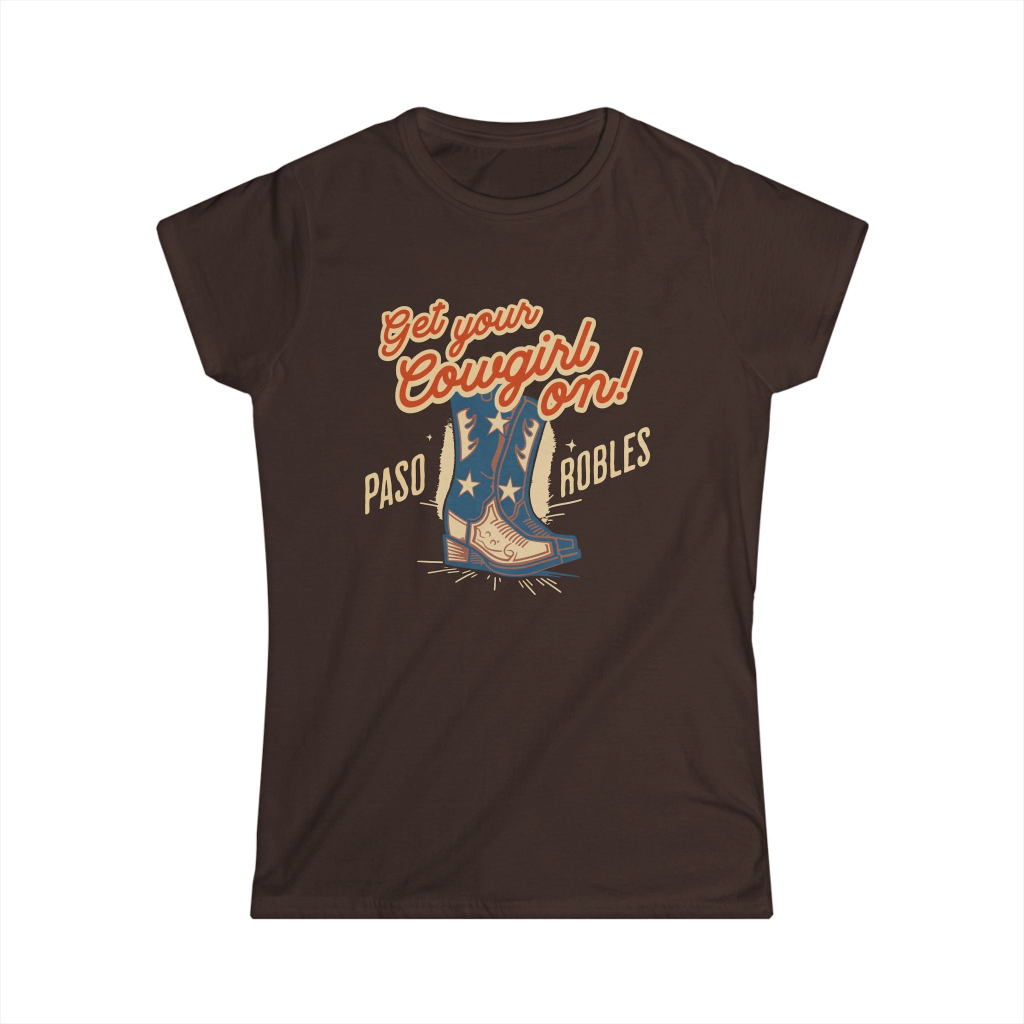 Paso Robles Softstyle Tee - Get Your Cowgirl On
