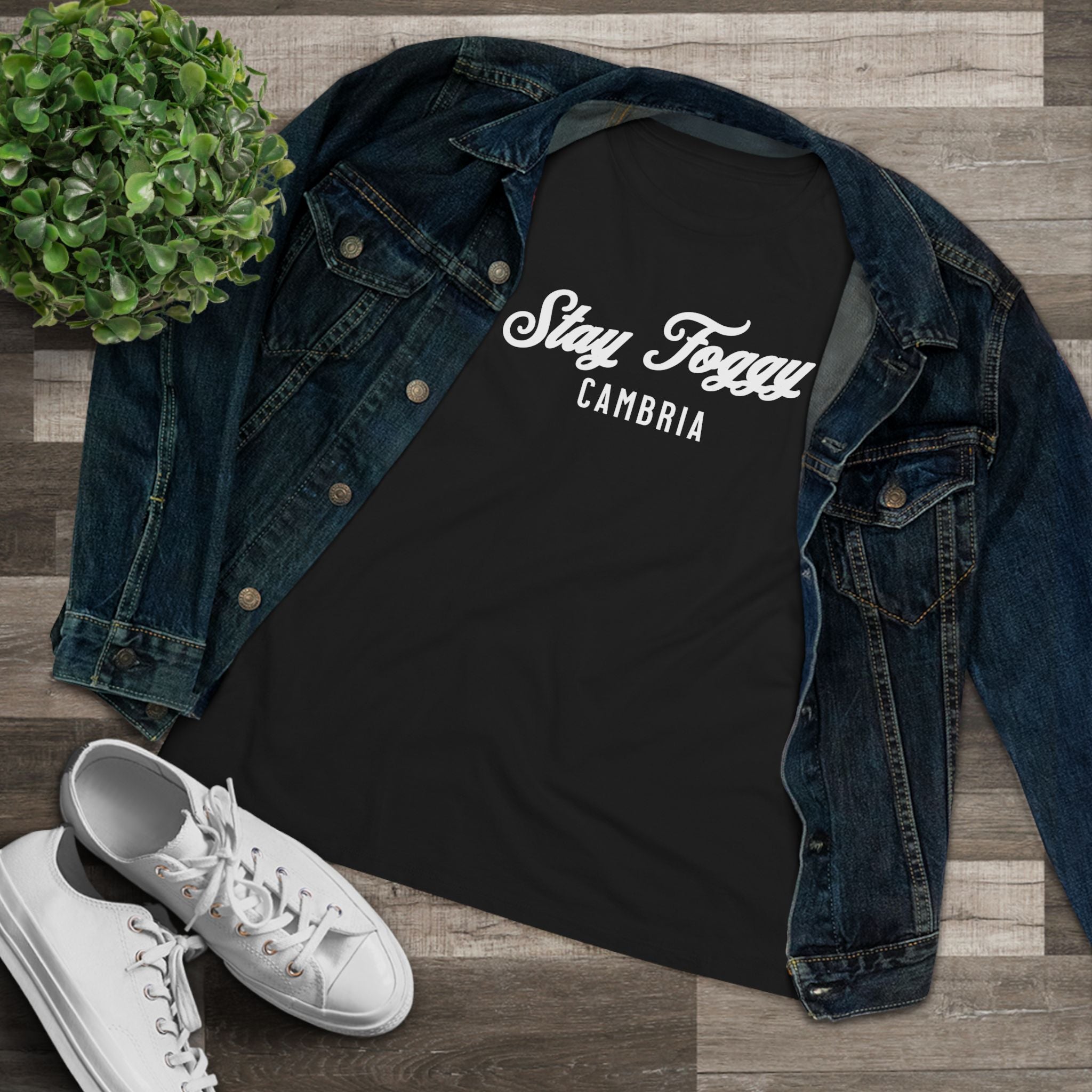 Stay Foggy Cambria Women's Cotton Tee