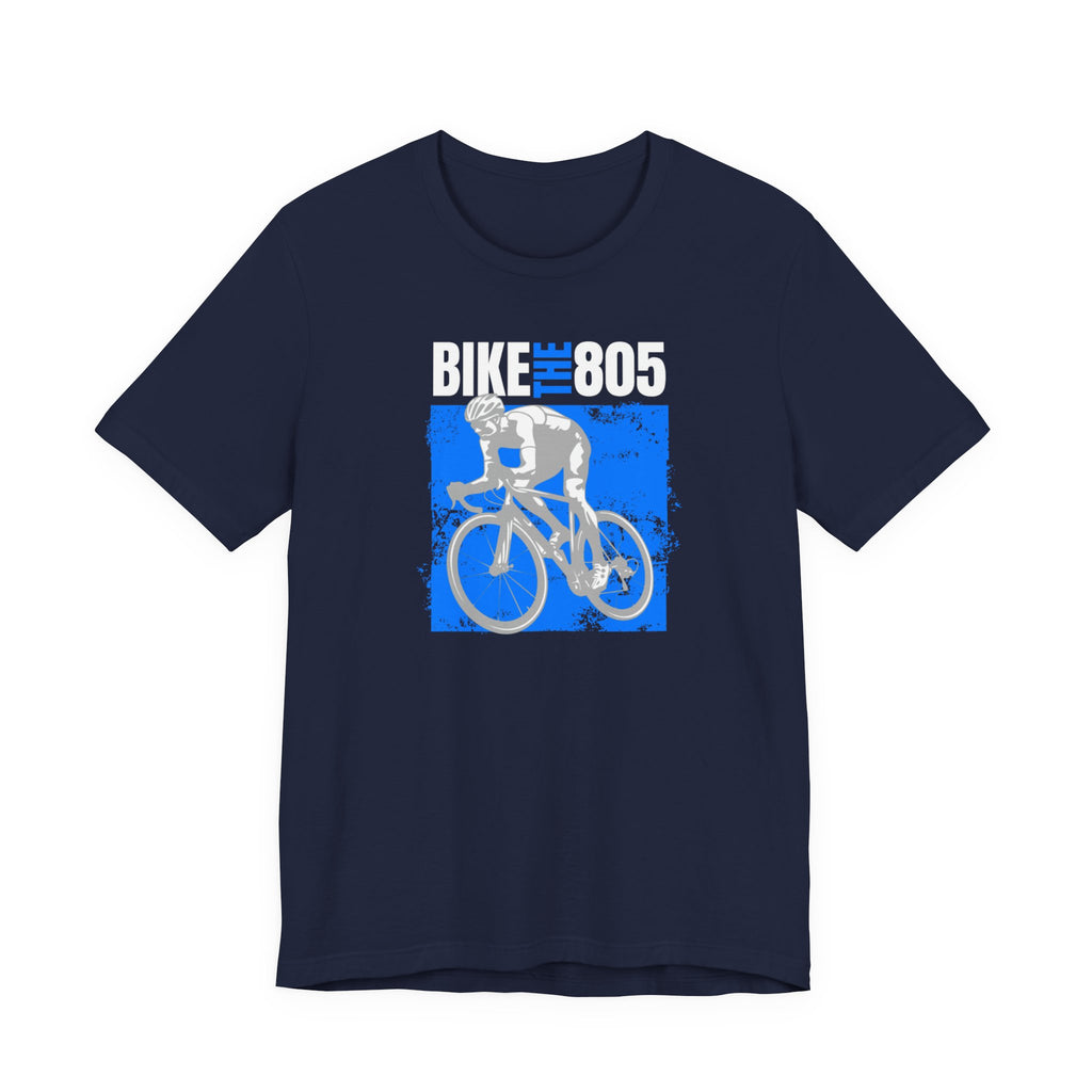 Bike the 805 Cyclist Tee — 805 Biker T‑Shirt for Ventura, Santa Barbara, SLO County Riders