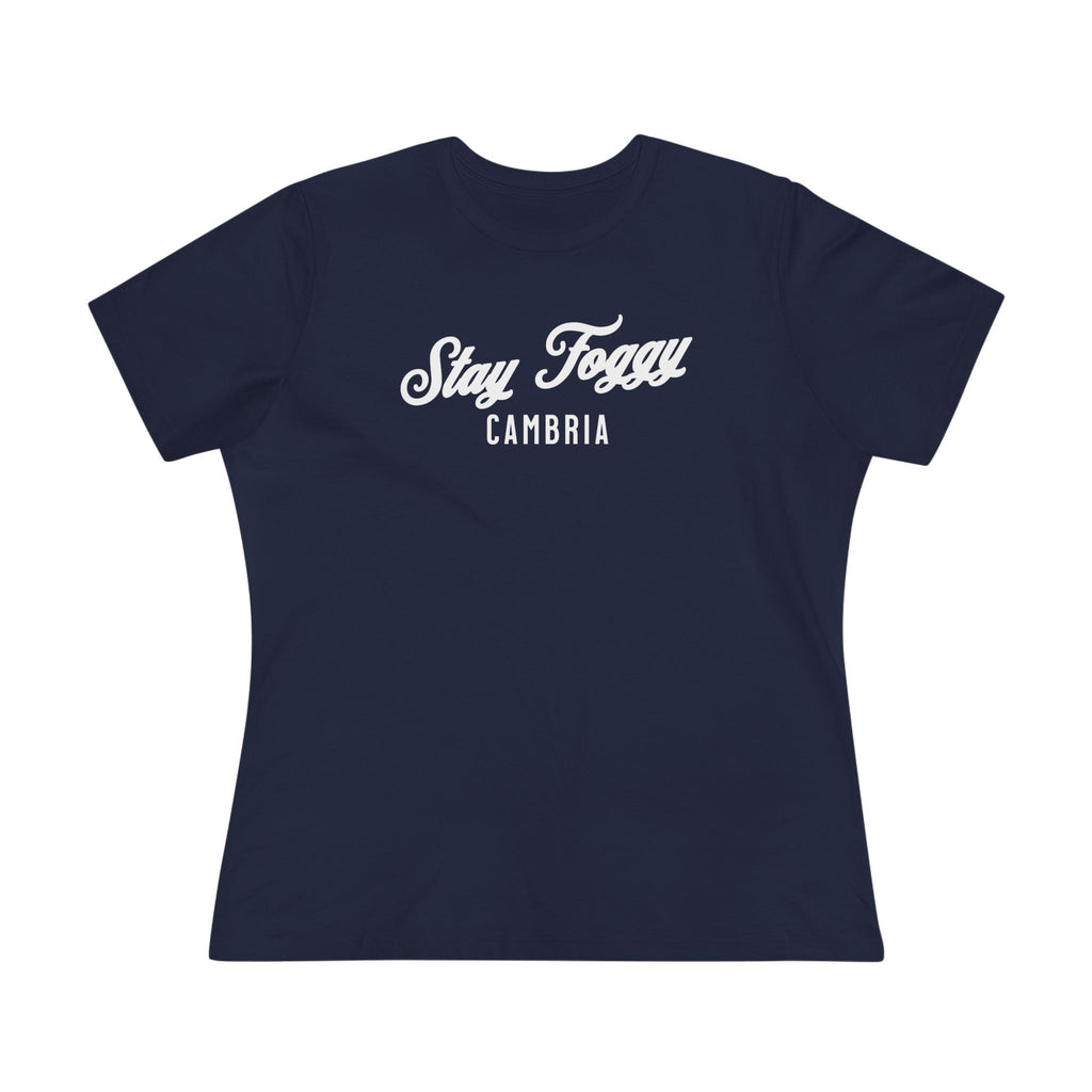 Stay Foggy Cambria Women's Cotton Tee