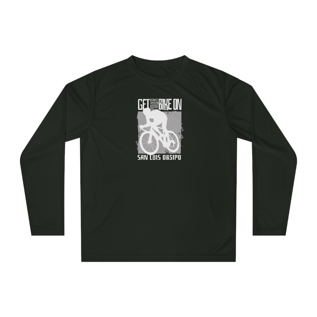 Performance Long Sleeve Shirt -Get your Bike on San Luis Obsipo