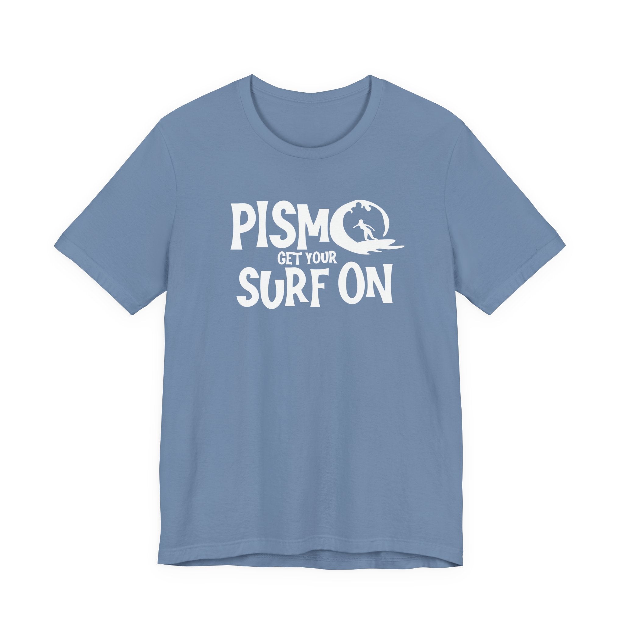 Surf Pismo Beach California Fun Tee Shirt - Beach Lover Gift, Unisex Graphic T-Shirt, Coastal Vibes Top, Summer Souvenir Apparel