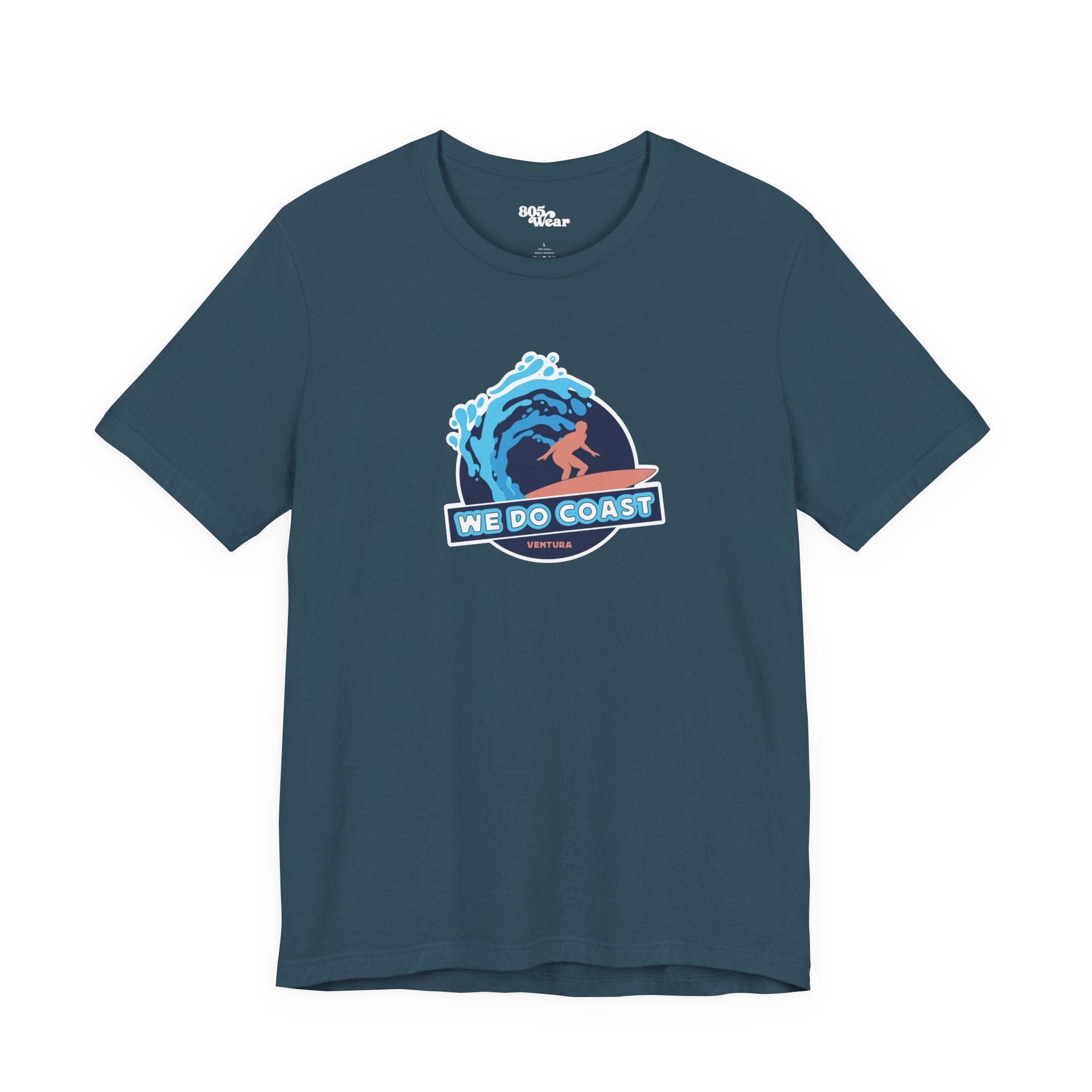 Ventura Surf Culture California Fun Tee Shirt - Beach Lover Gift, Unisex Graphic T-Shirt, Coastal Vibes Top, Summer Souvenir Apparel