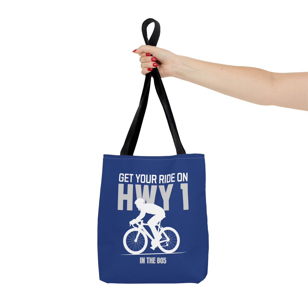 Cycling Tote Bag — "Get Your Ride On HWY 1 in the 805"