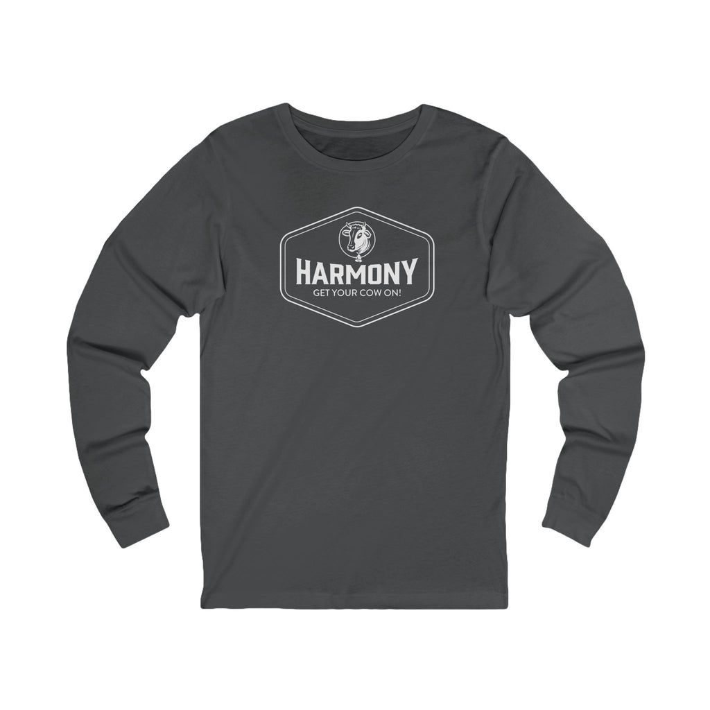 Harmony Unisex Long Sleeve Tee Get your Cow On!
