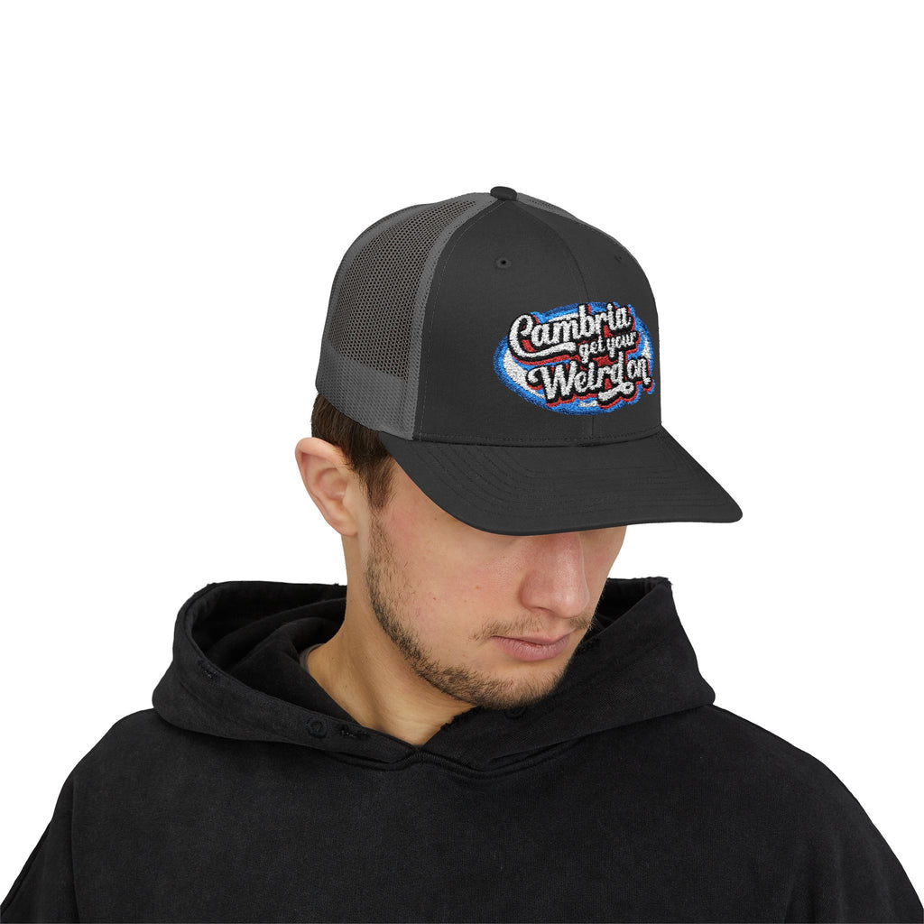 Snapback Trucker Cap - Cambria Get Your Weird On Hat
