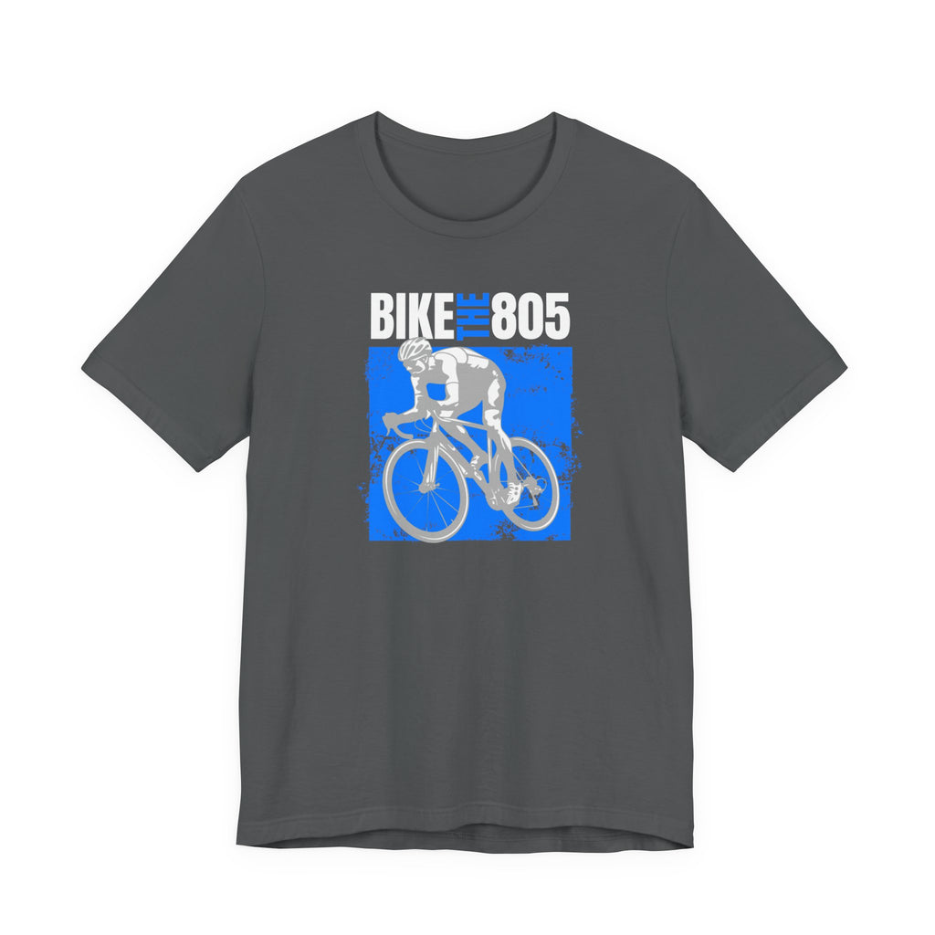 Bike the 805 Cyclist Tee — 805 Biker T‑Shirt for Ventura, Santa Barbara, SLO County Riders