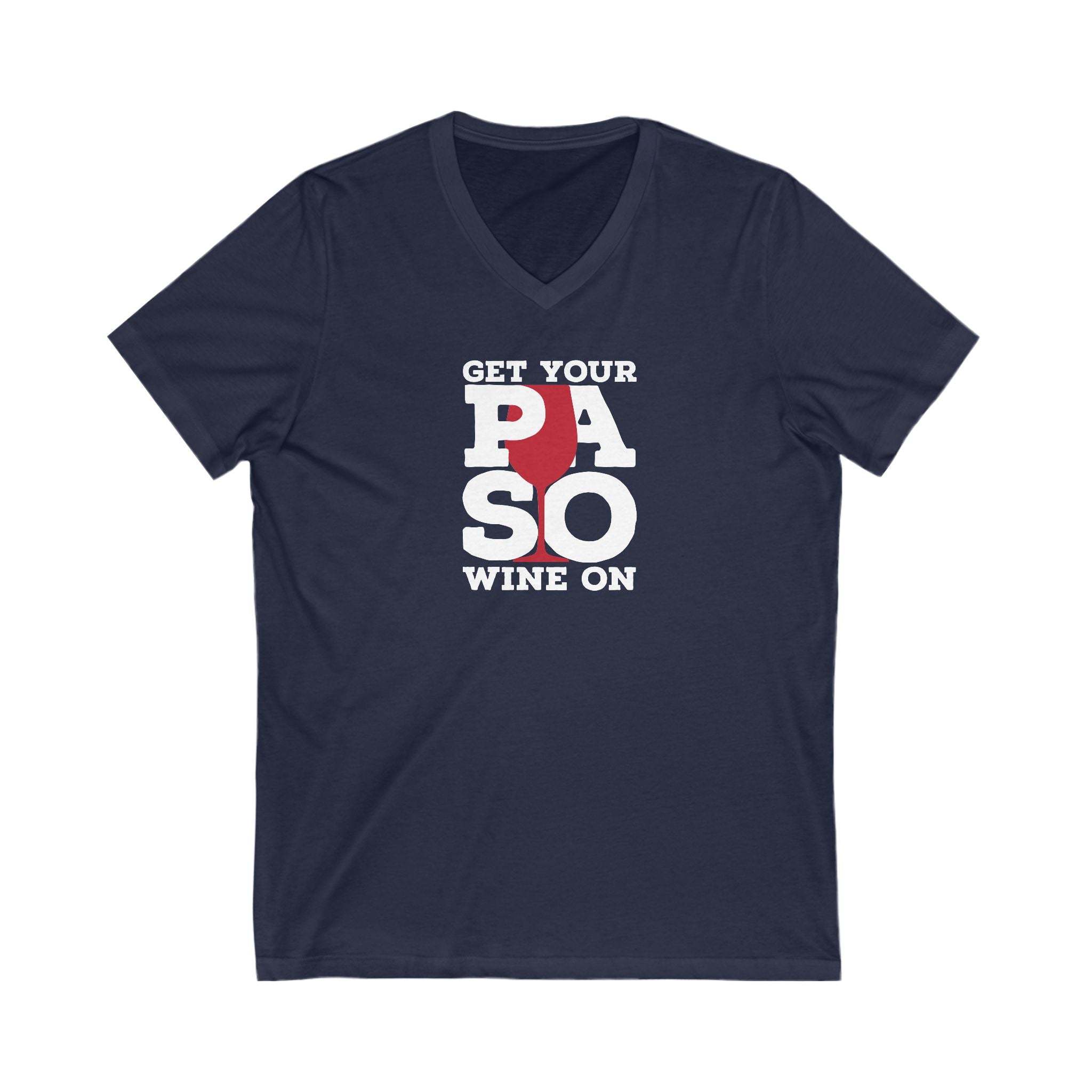 T-Shirt - Paso Wine Lover V-Neck Tee