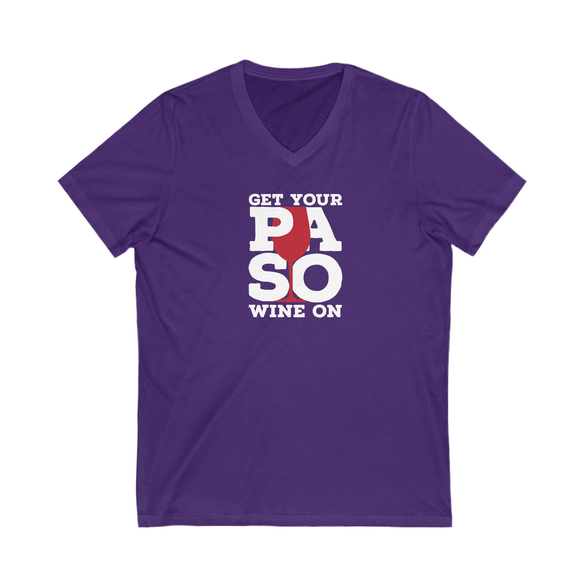T-Shirt - Paso Wine Lover V-Neck Tee