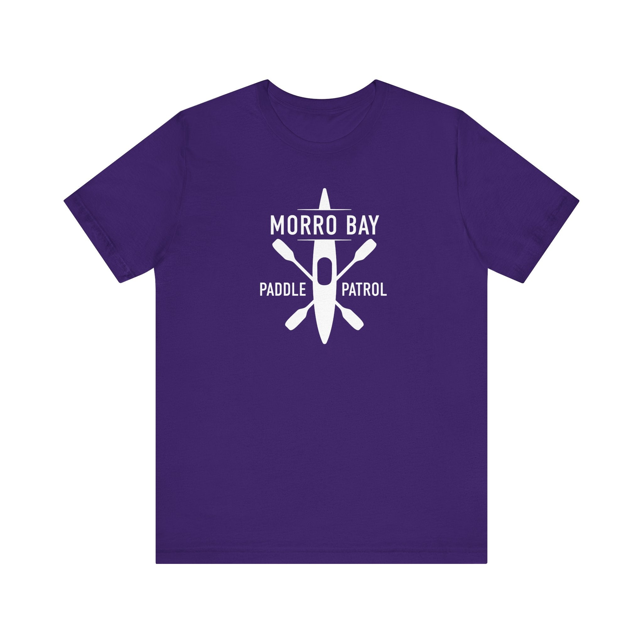 Kayaking Unisex Tee - Morro Bay Paddle Patrol Design