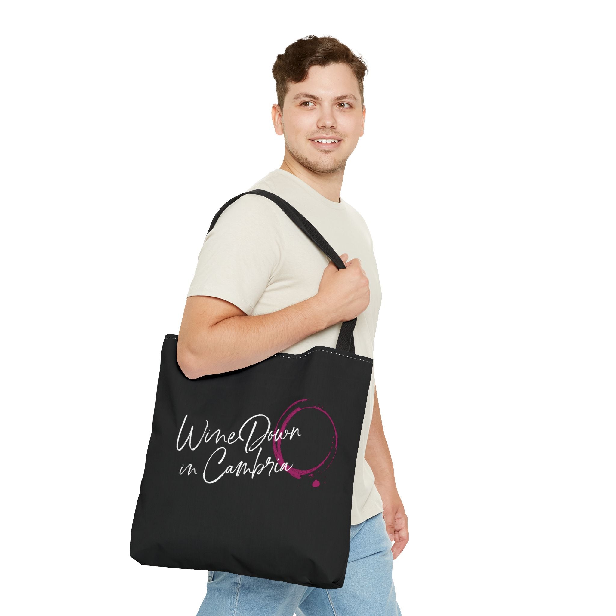 Wine down in Cambria Tote Bag