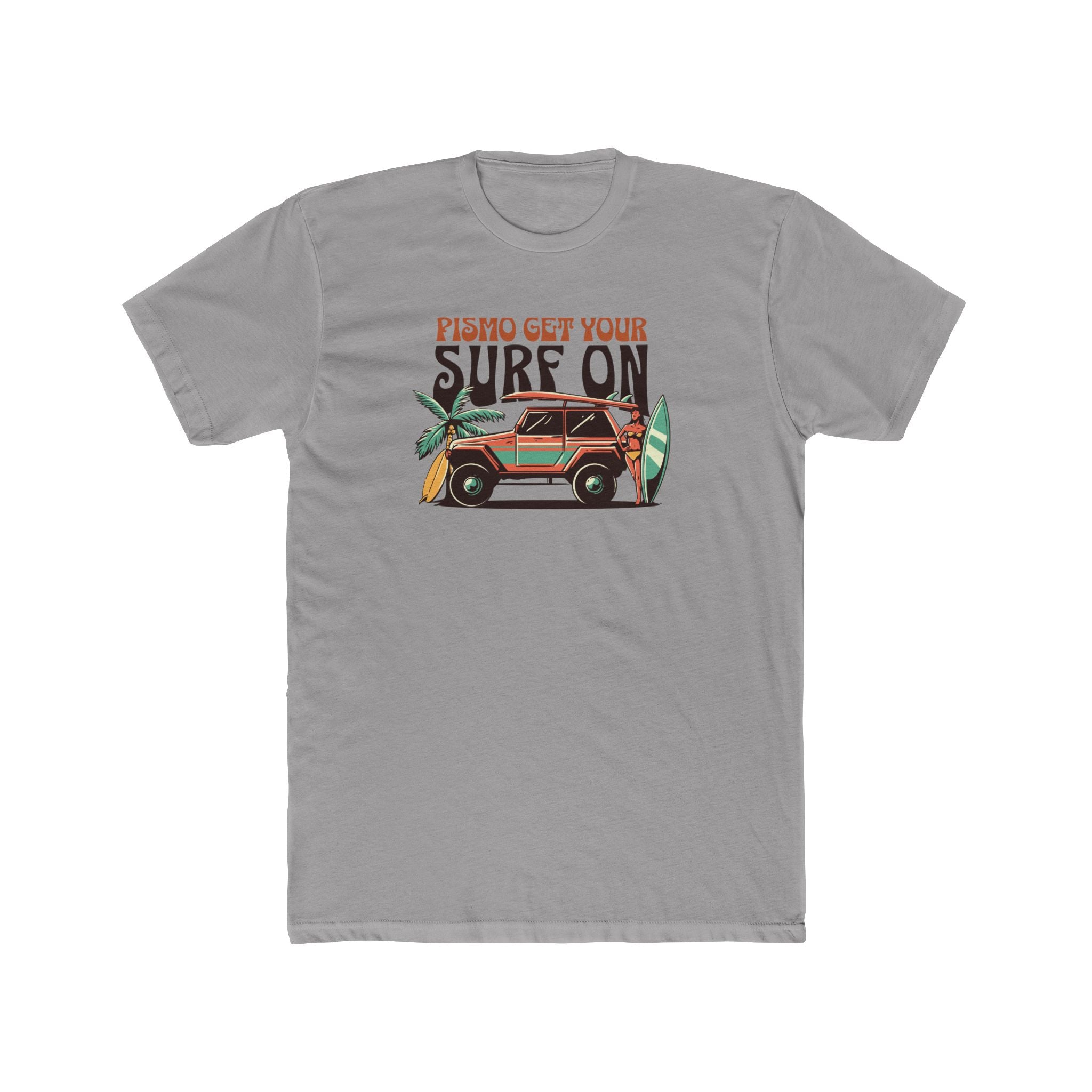 Surf Cotton Tee - Pismo Get Your Surf On Design