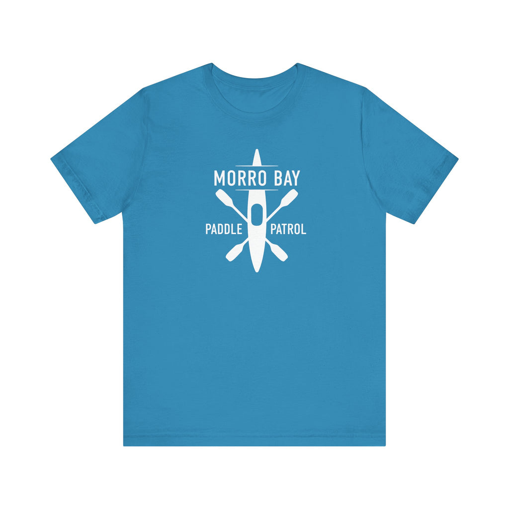 Kayaking Unisex Tee - Morro Bay Paddle Patrol Design