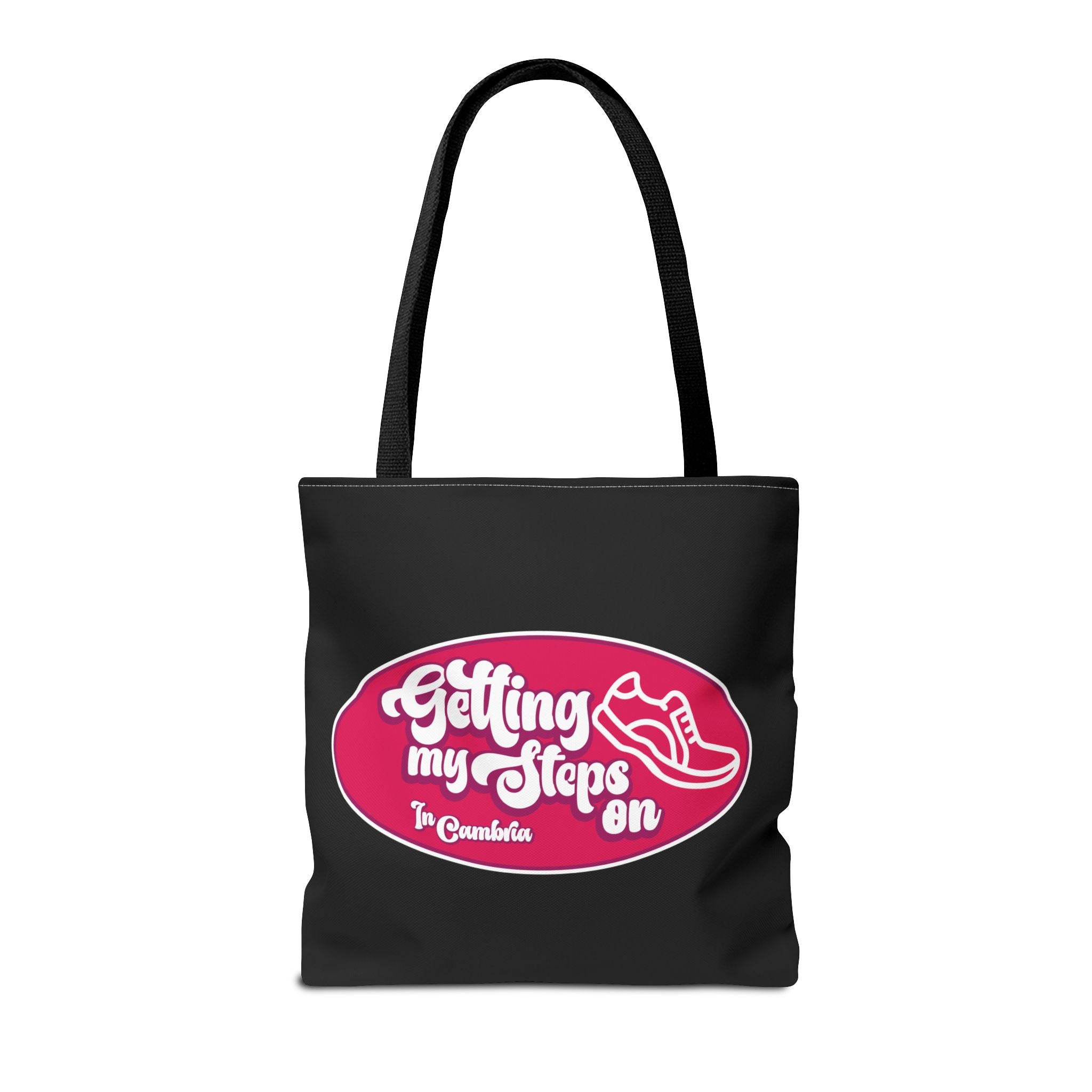 Getting My Steps On Tote Bag, Perfect Gym Bag, Fitness Tote, Walking Enthusiast Gift, Motivational Carryall