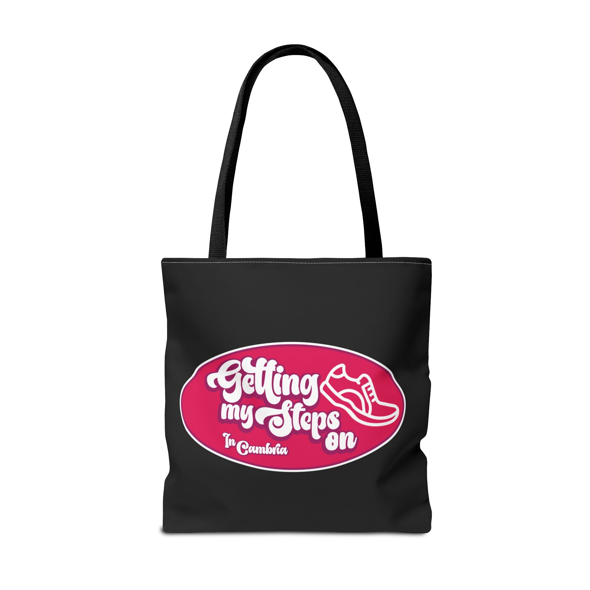 Getting My Steps On Tote Bag, Perfect Gym Bag, Fitness Tote, Walking Enthusiast Gift, Motivational Carryall