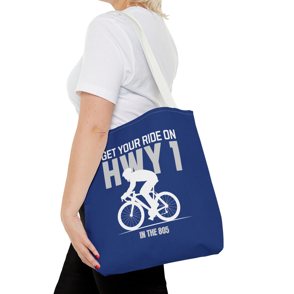 Cycling Tote Bag — "Get Your Ride On HWY 1 in the 805"