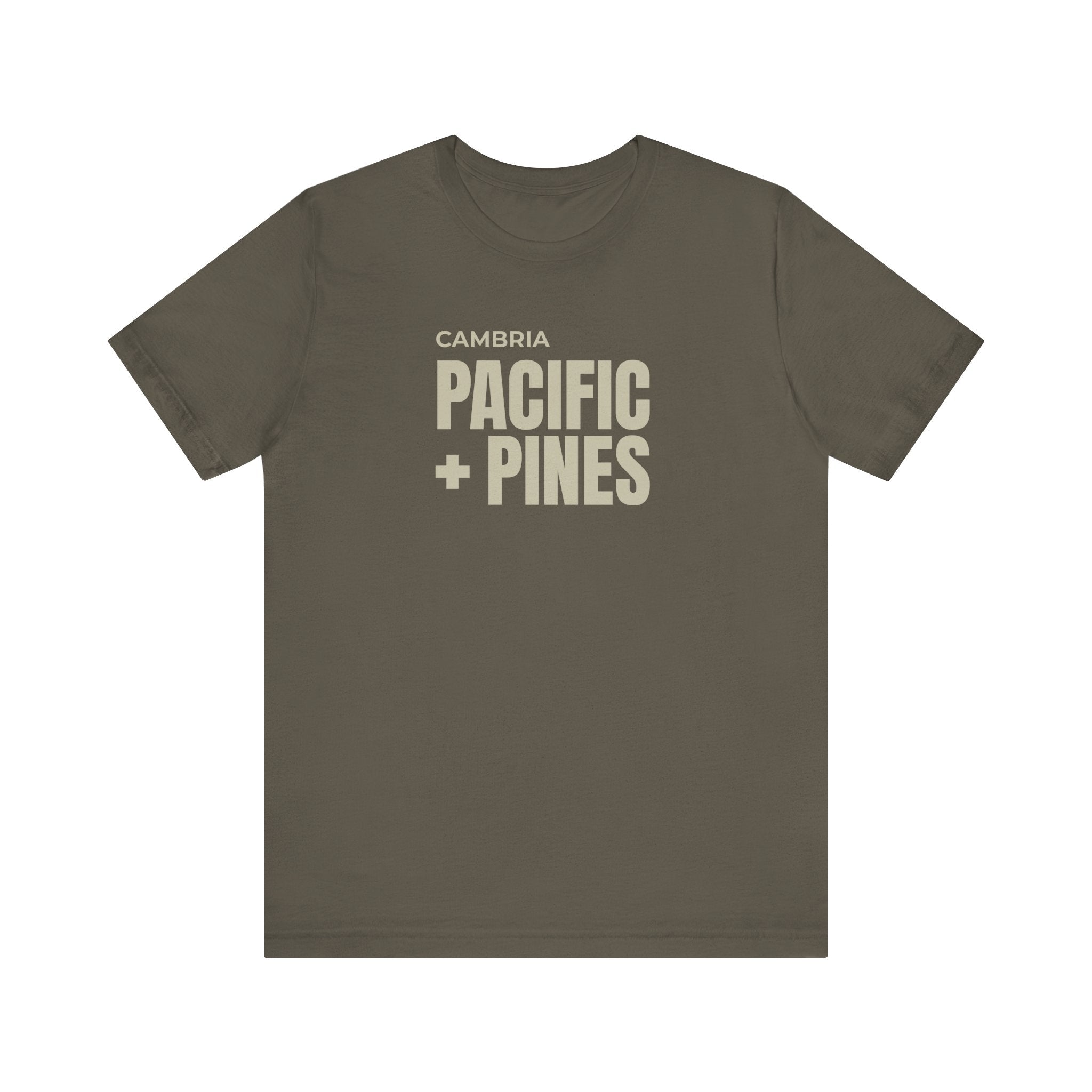 Cambria Pines + Pacific T-Shirt — Coastal Pines Graphic Tee