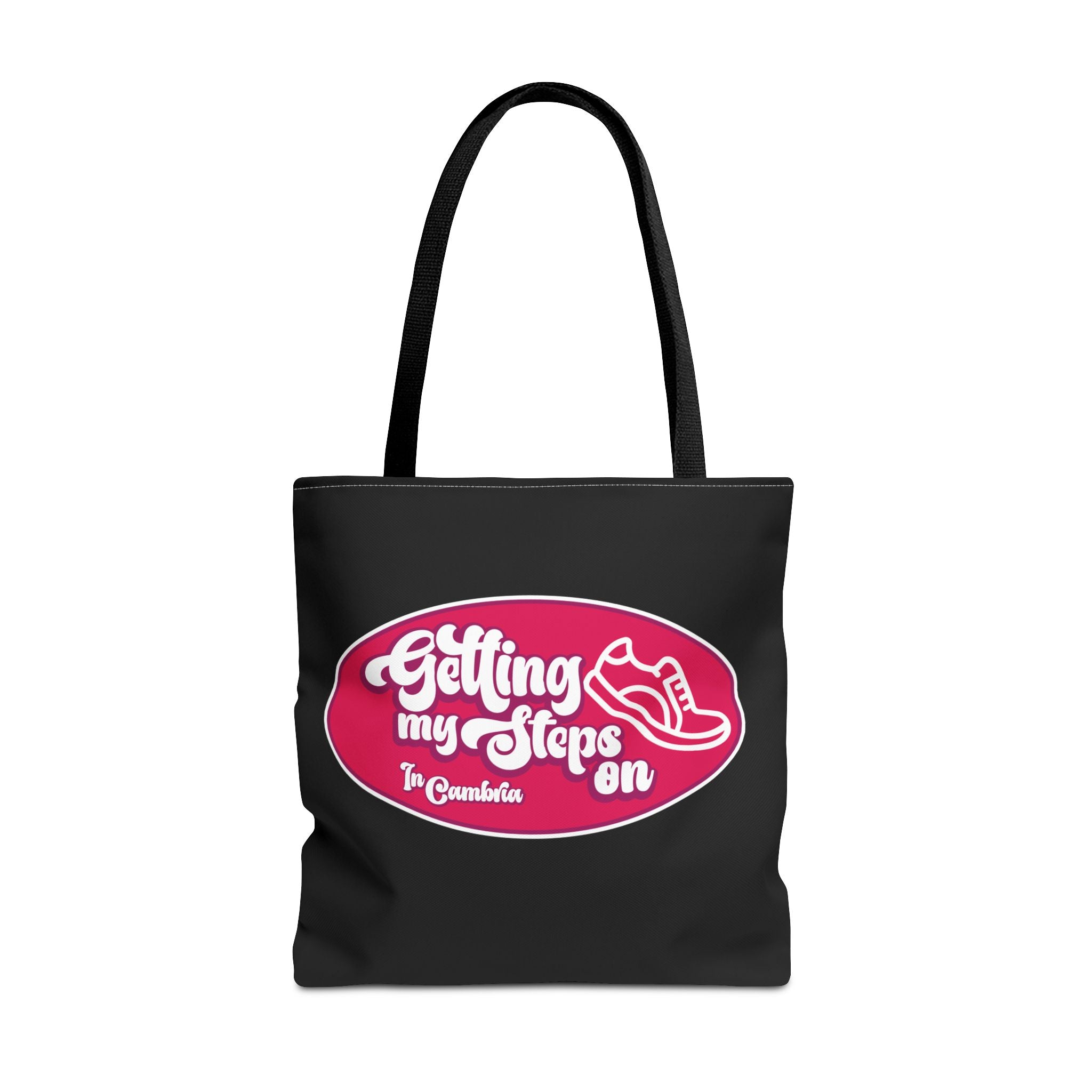 Getting My Steps On Tote Bag, Perfect Gym Bag, Fitness Tote, Walking Enthusiast Gift, Motivational Carryall