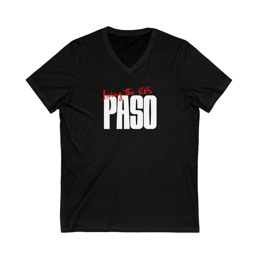 T-Shirt - Living the 805 Paso V-Neck Tee