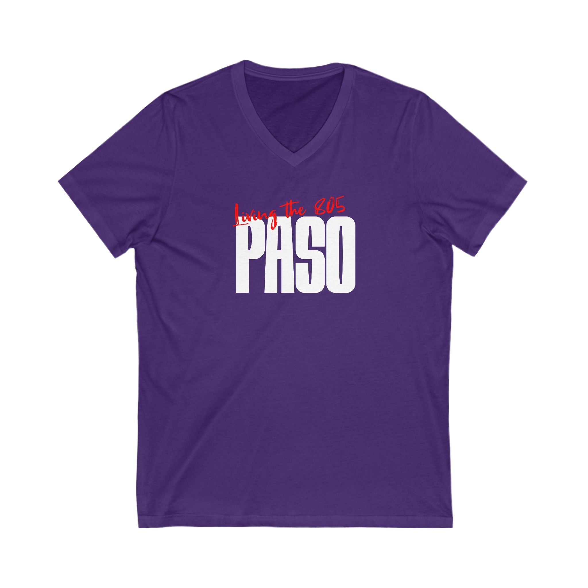 T-Shirt - Living the 805 Paso V-Neck Tee