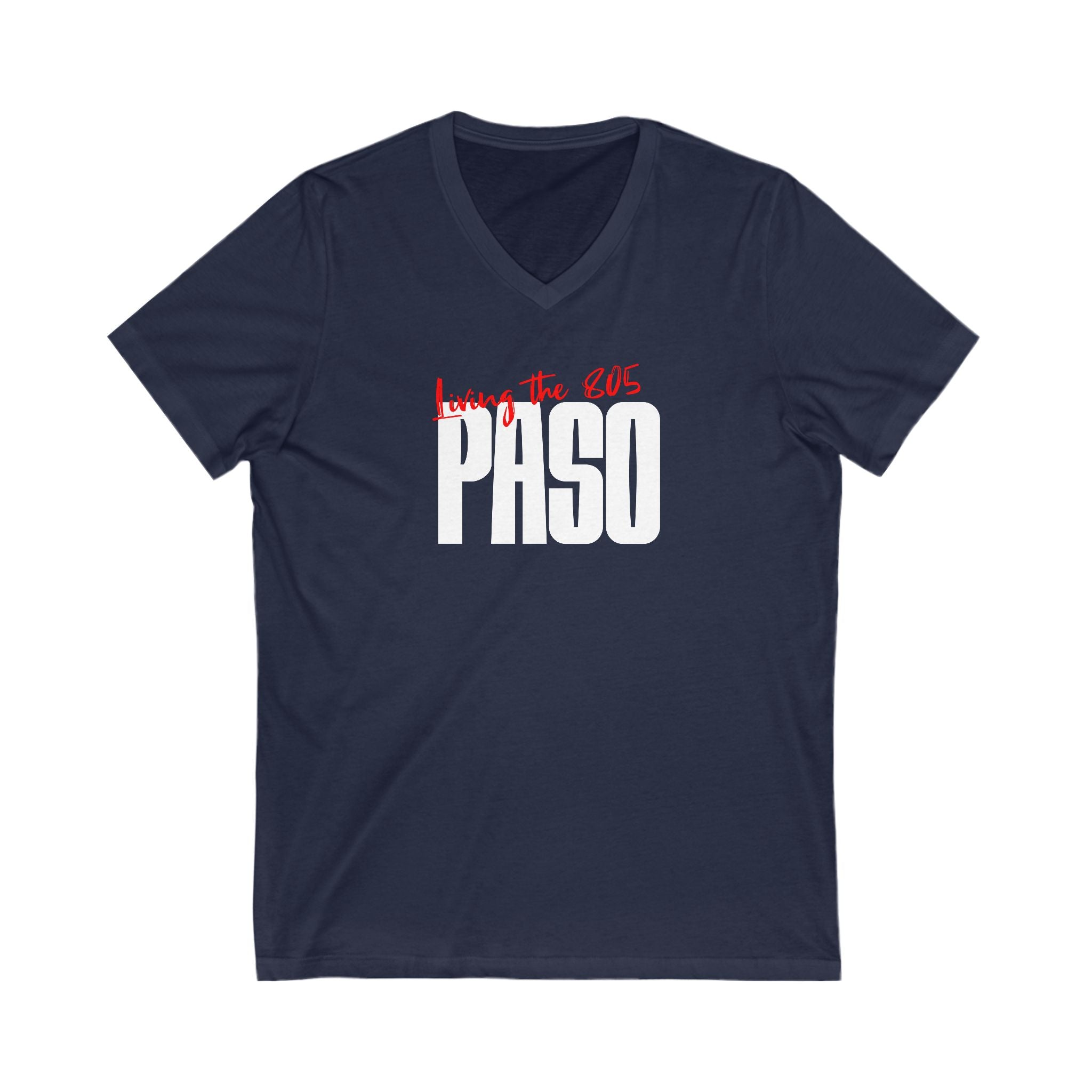T-Shirt - Living the 805 Paso V-Neck Tee