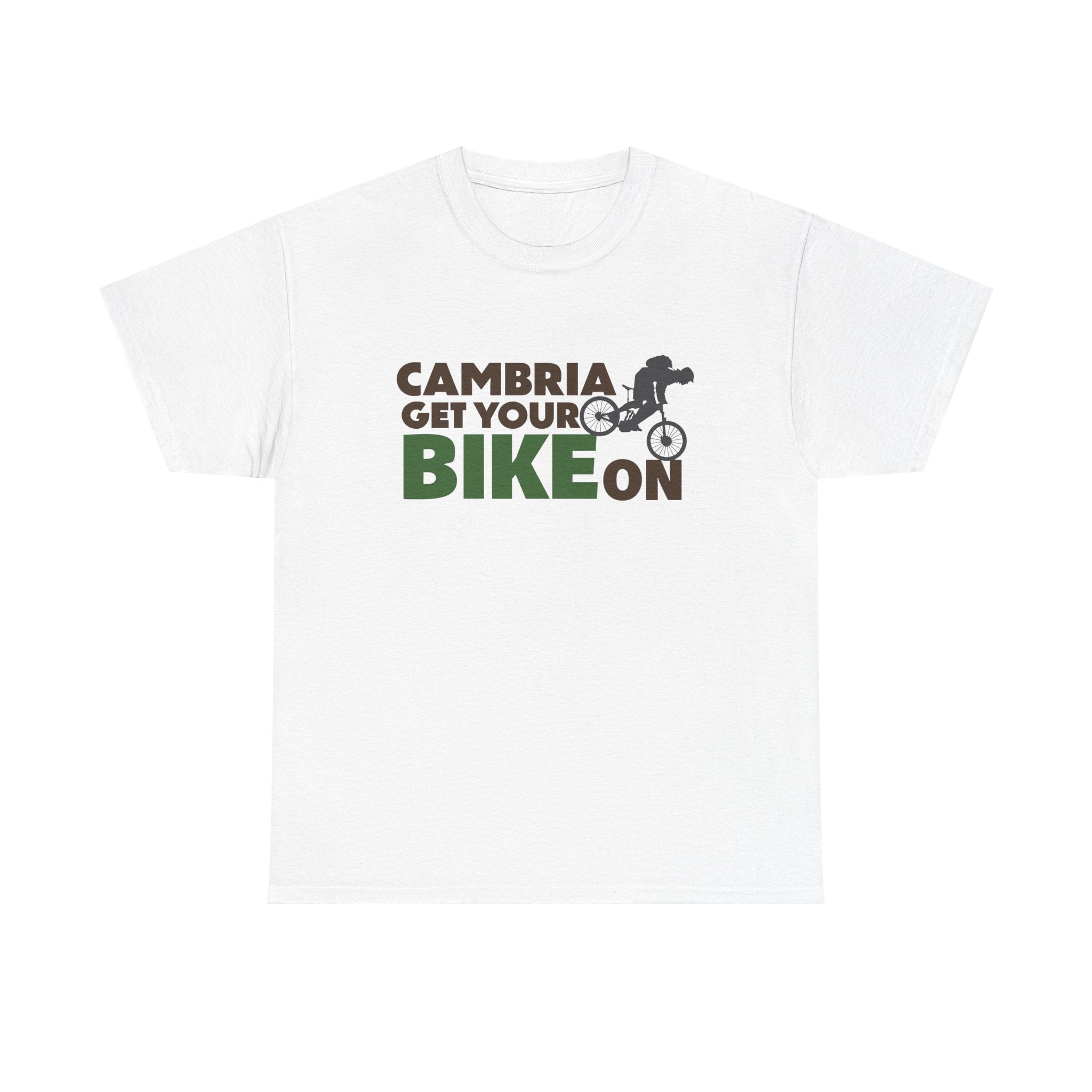 Get Your Bike On Tee, Cool Cycling Shirt, Unisex Cotton T-Shirt, Gift for Bikers, Casual Wear for Mountian Bike Enthusiasts