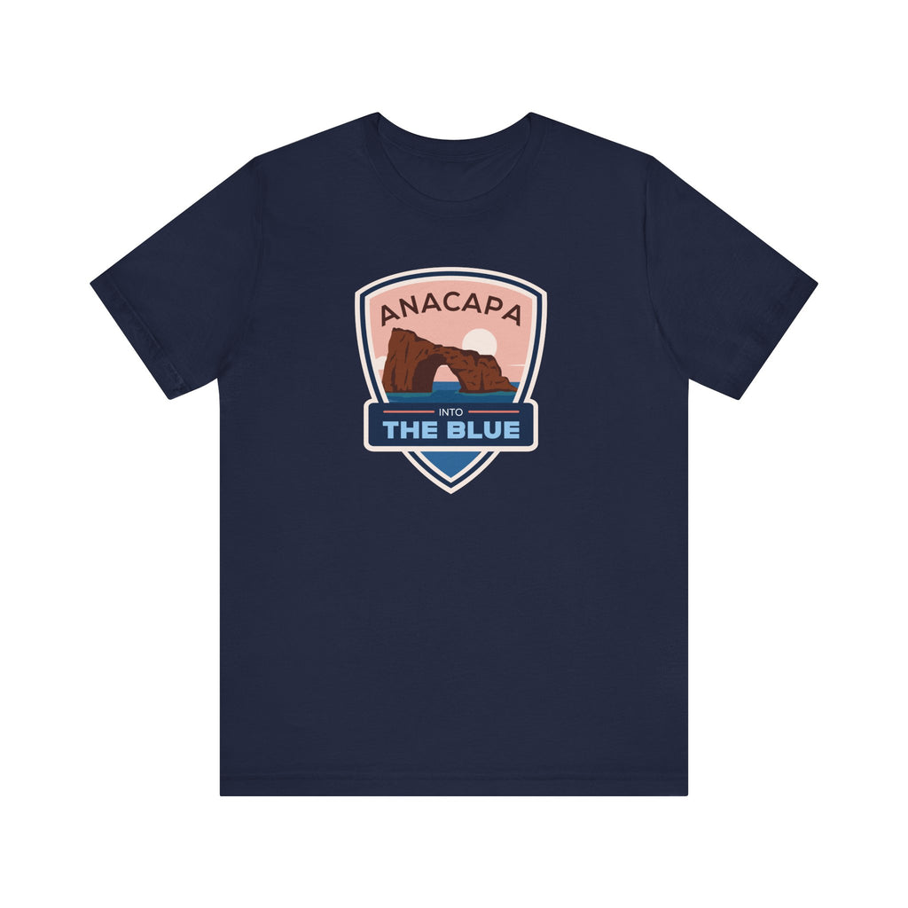 Anacapa Into The Blue T-Shirt — Coastal Island Graphic Tee