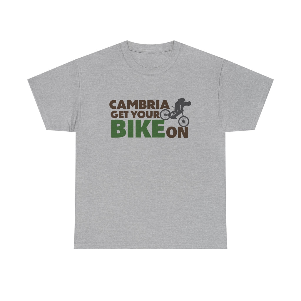 Get Your Bike On Tee, Cool Cycling Shirt, Unisex Cotton T-Shirt, Gift for Bikers, Casual Wear for Mountian Bike Enthusiasts