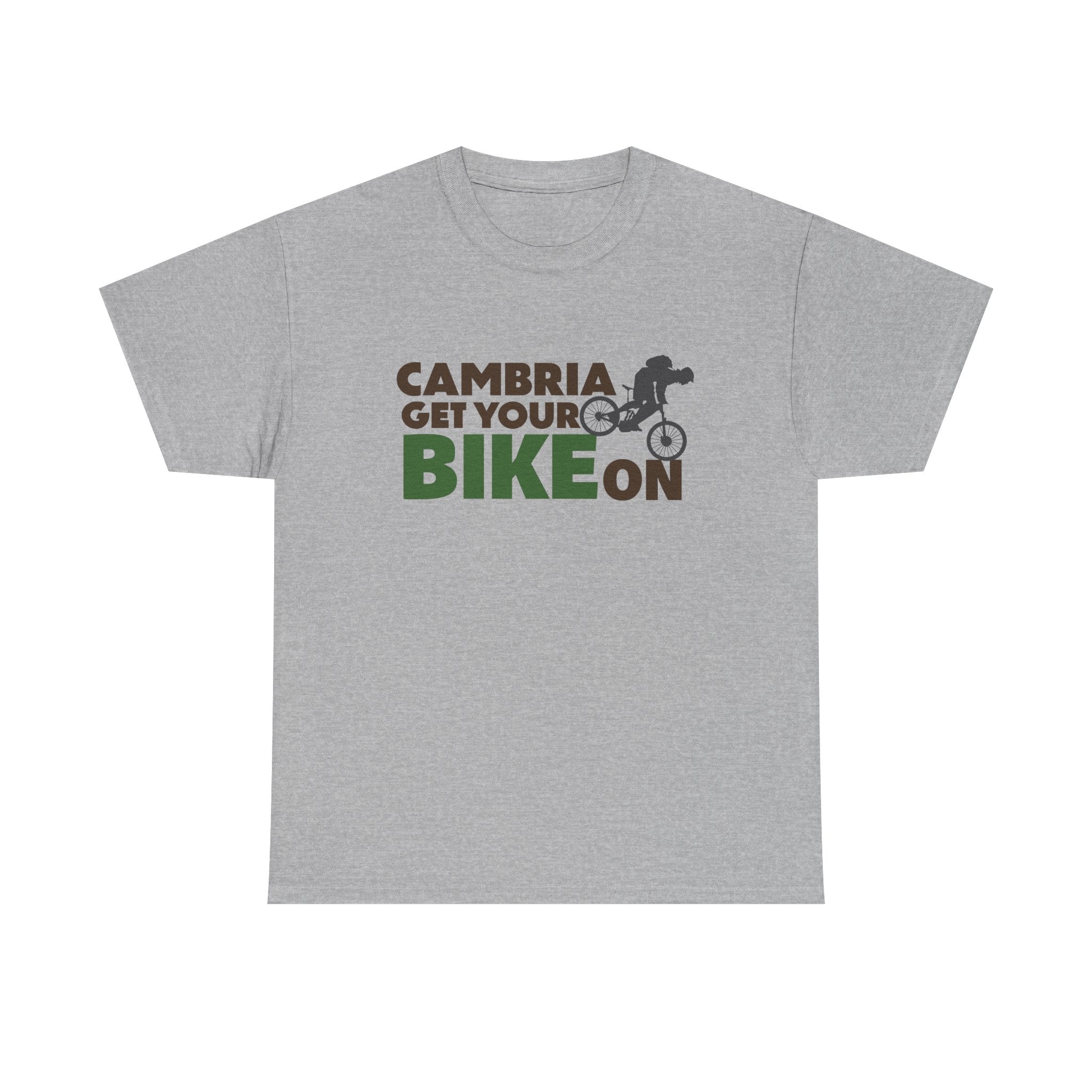 Get Your Bike On Tee, Cool Cycling Shirt, Unisex Cotton T-Shirt, Gift for Bikers, Casual Wear for Mountian Bike Enthusiasts