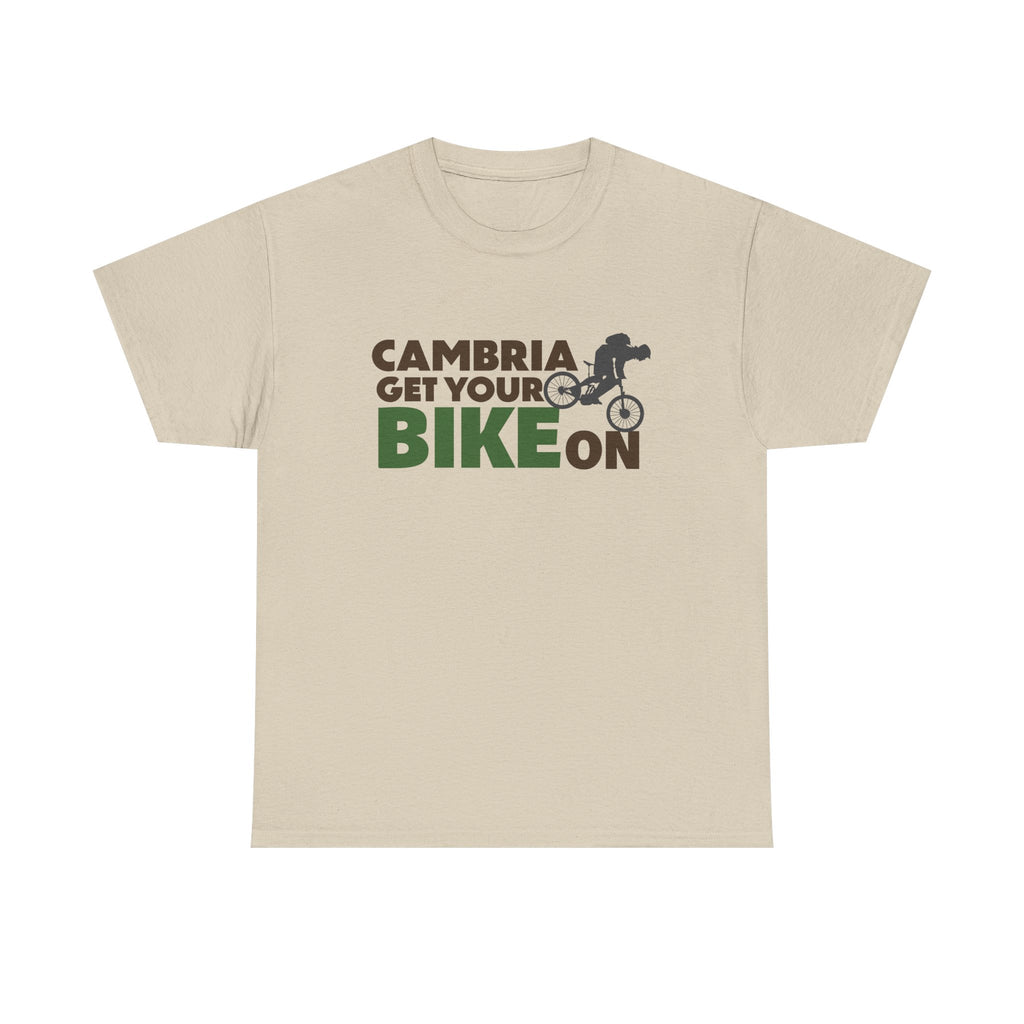 Get Your Bike On Tee, Cool Cycling Shirt, Unisex Cotton T-Shirt, Gift for Bikers, Casual Wear for Mountian Bike Enthusiasts