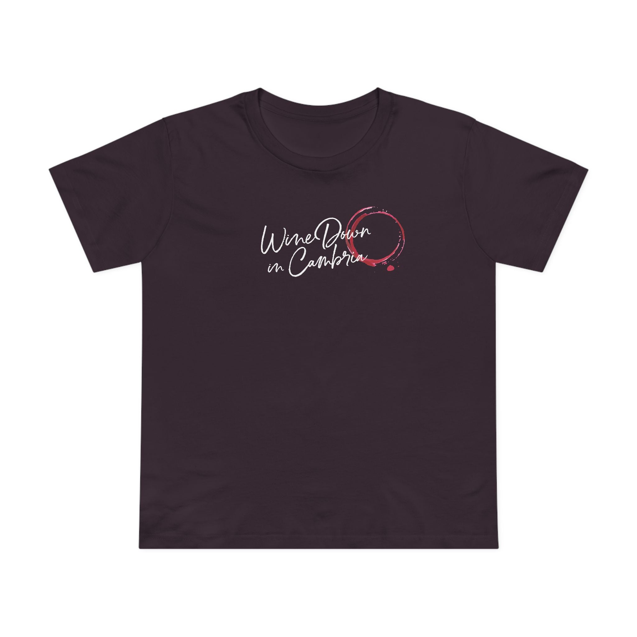Wine Down in Cambria Tee, Women T-Shirt, Wine Lover Gifts, Summer Outing Top, Relaxed Fit Graphic Tee